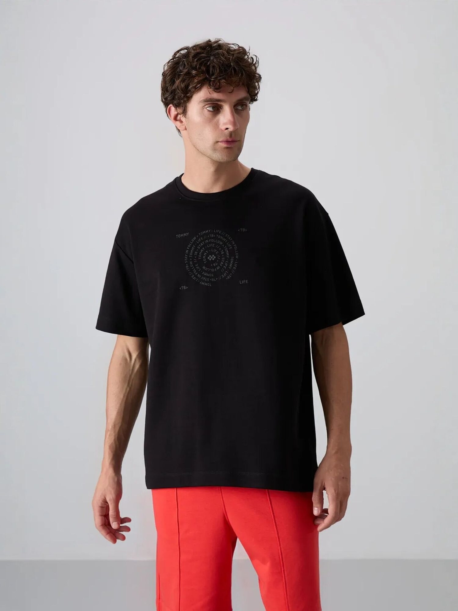 Tommy Life Majica 'T-Shirts' crna