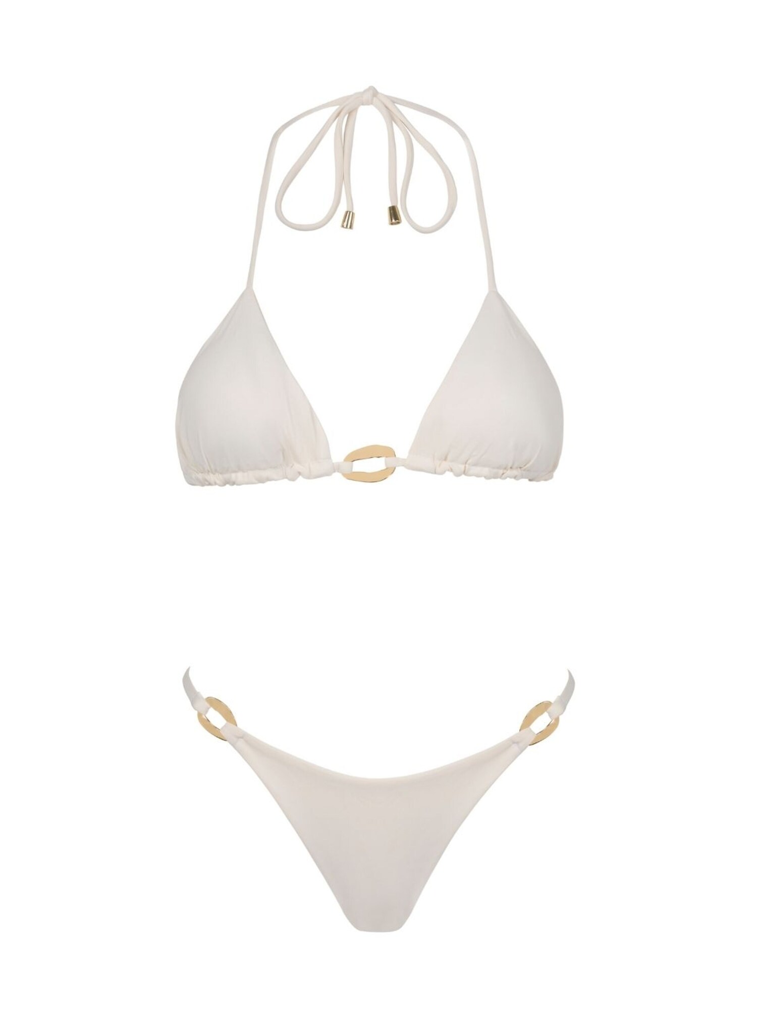 Acuarela Brand Bikini 'Capri Triangle Set' offwhite