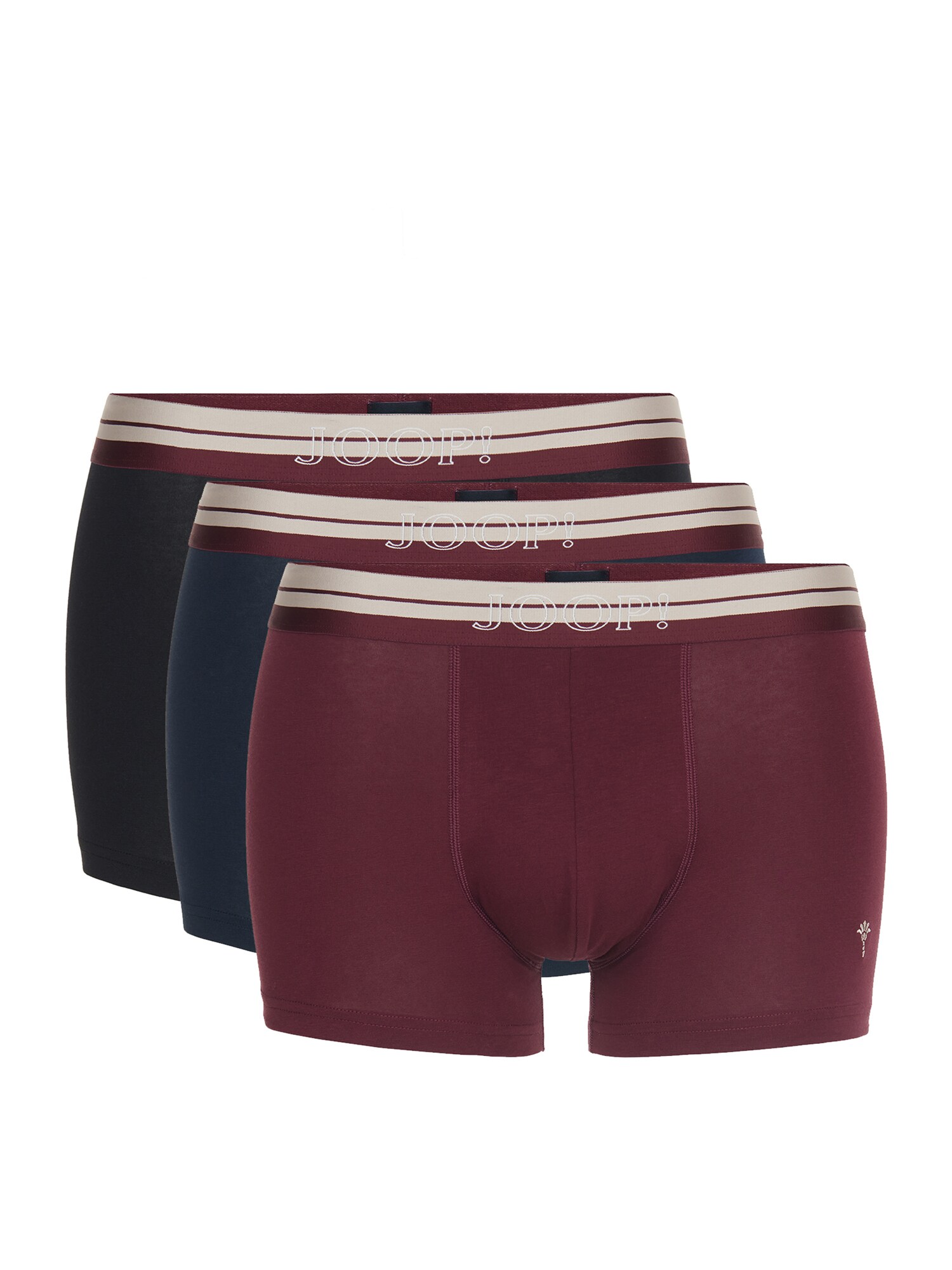 JOOP! Calzoncillo boxer ' Everday ' azul oscuro / burdeos / negro