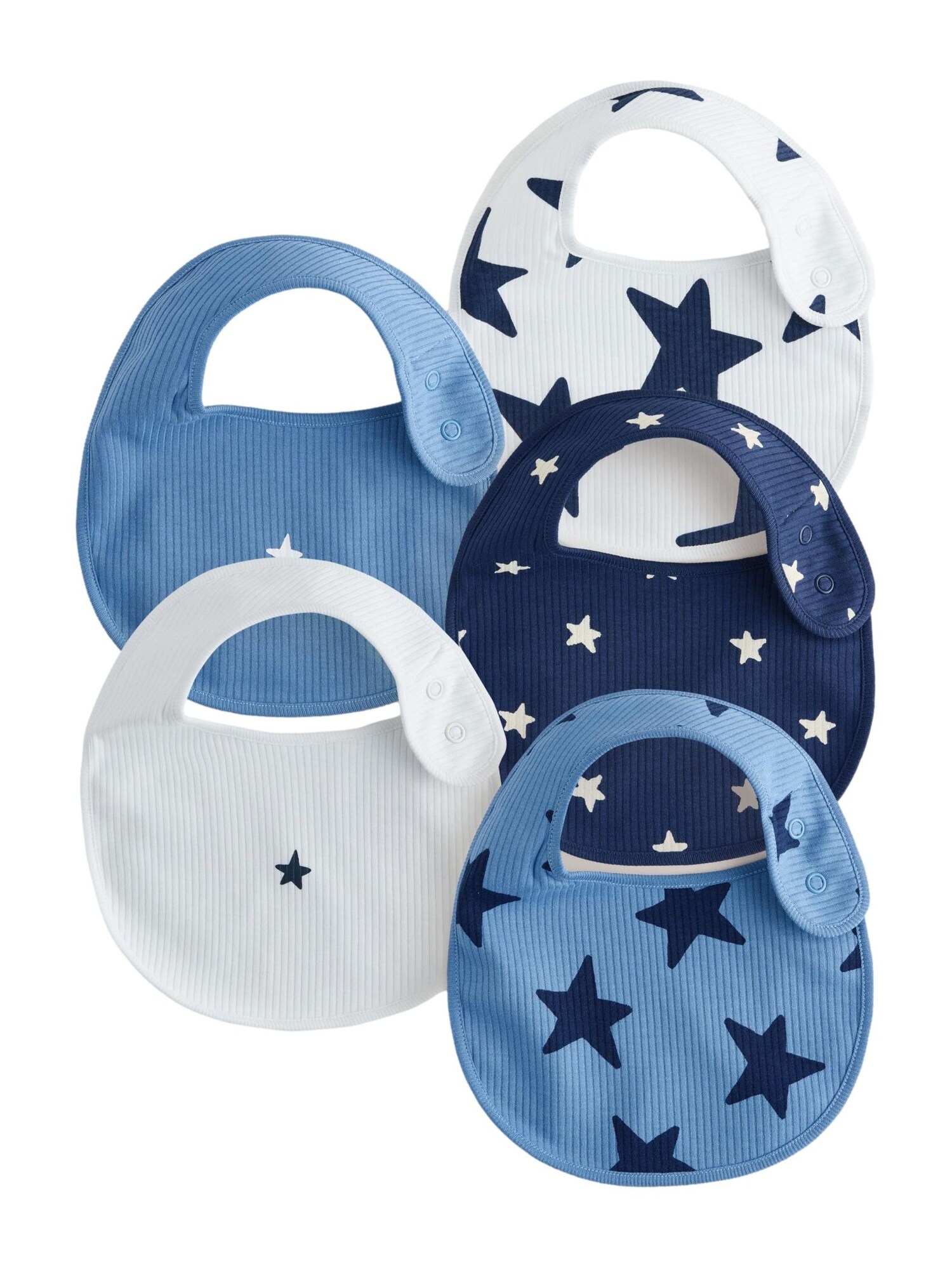 Next Bavețică  bleumarin / albastru deschis / alb