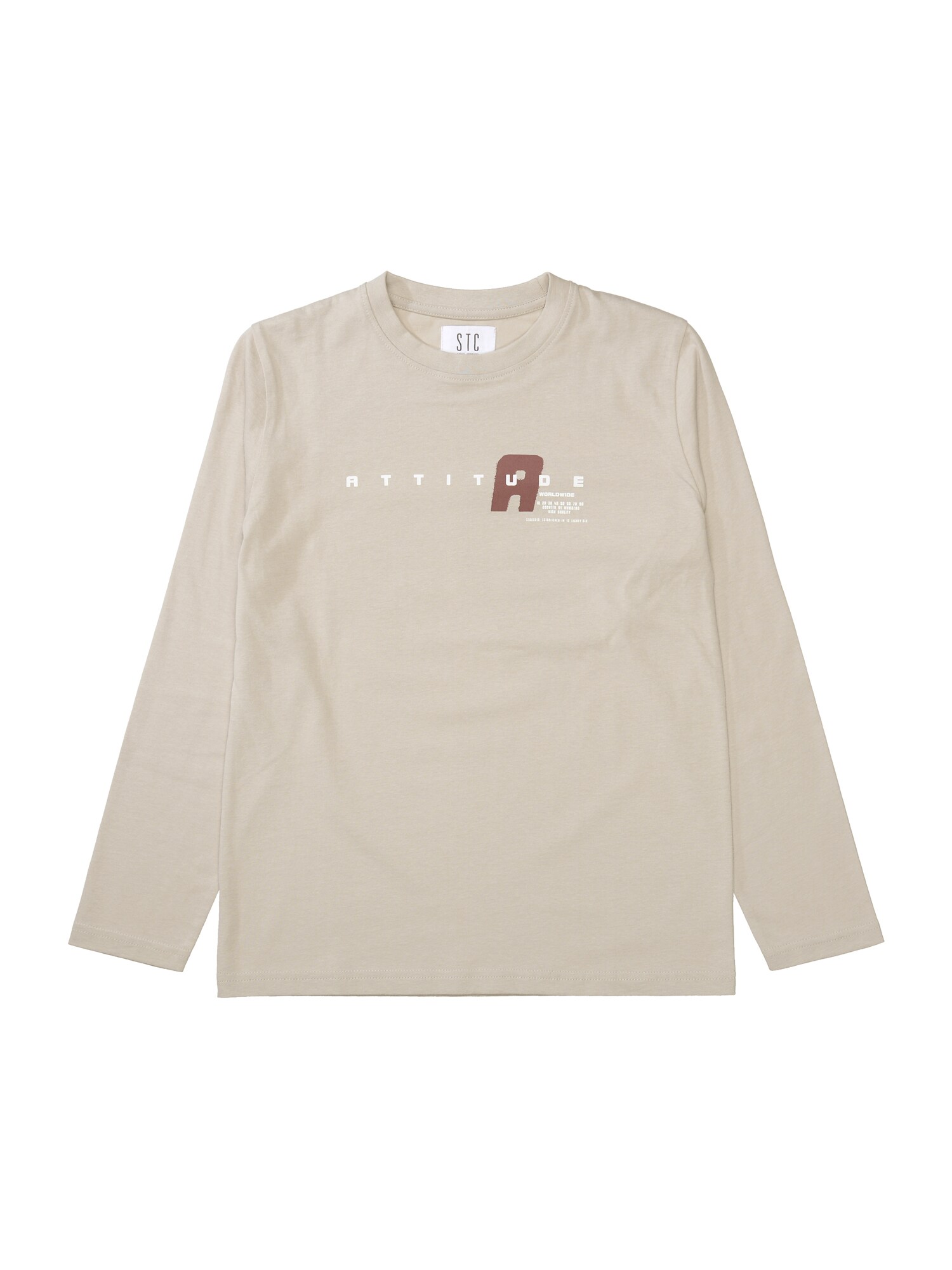 STACCATO Tricou  crem / roşu închis / alb murdar