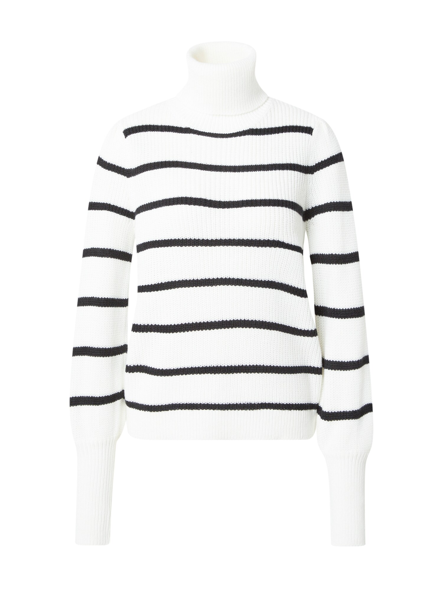 VILA Pulover VIJASSY  negru / alb