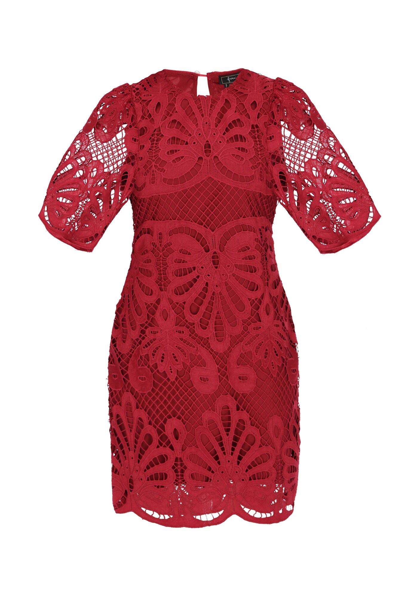 faina Rochie de cocktail Fashion Look  roşu închis