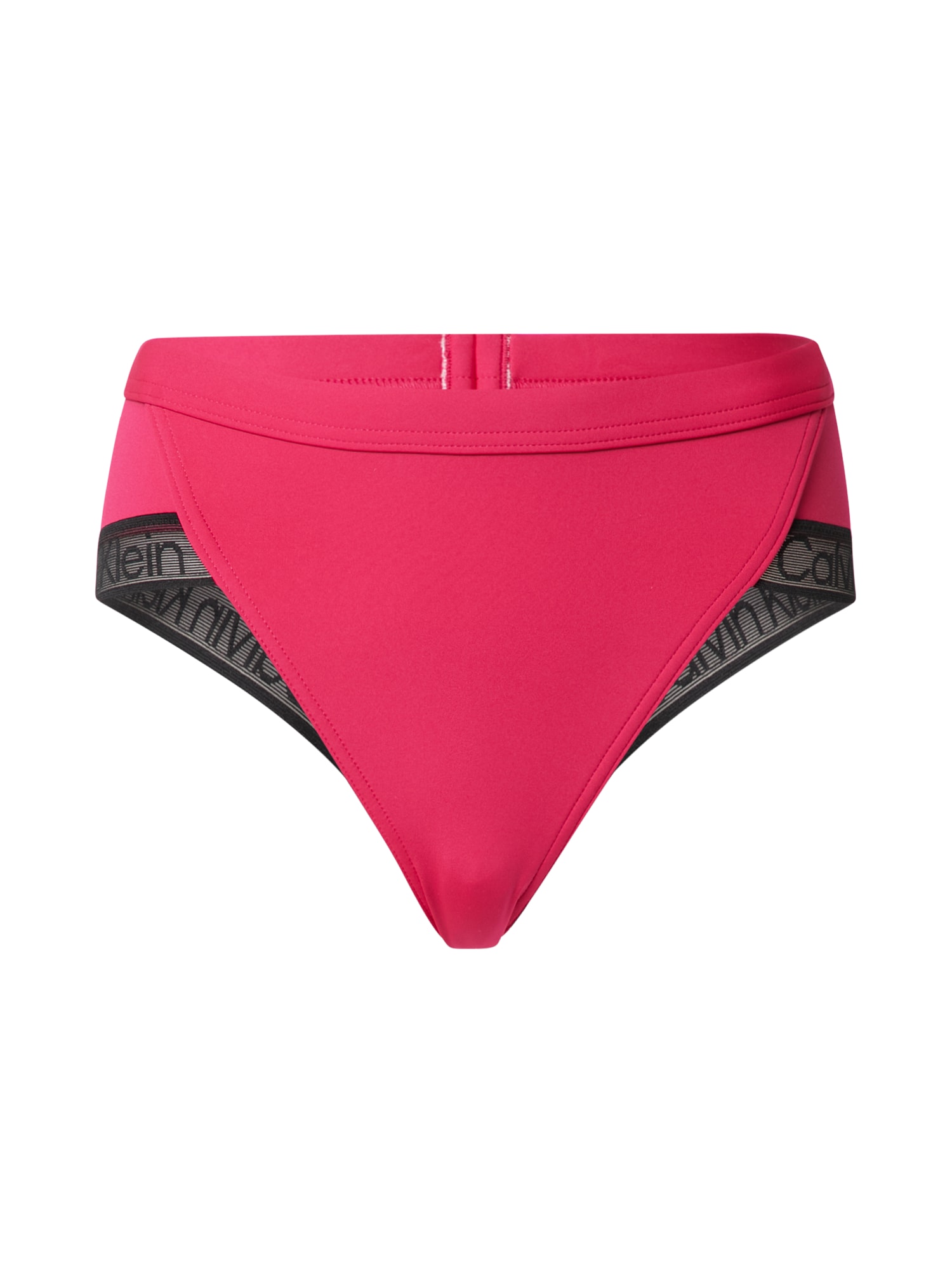 Calvin Klein Swimwear Plus Bikinio kelnaitės 'BRAZILIAN' rožinė / juoda / balta