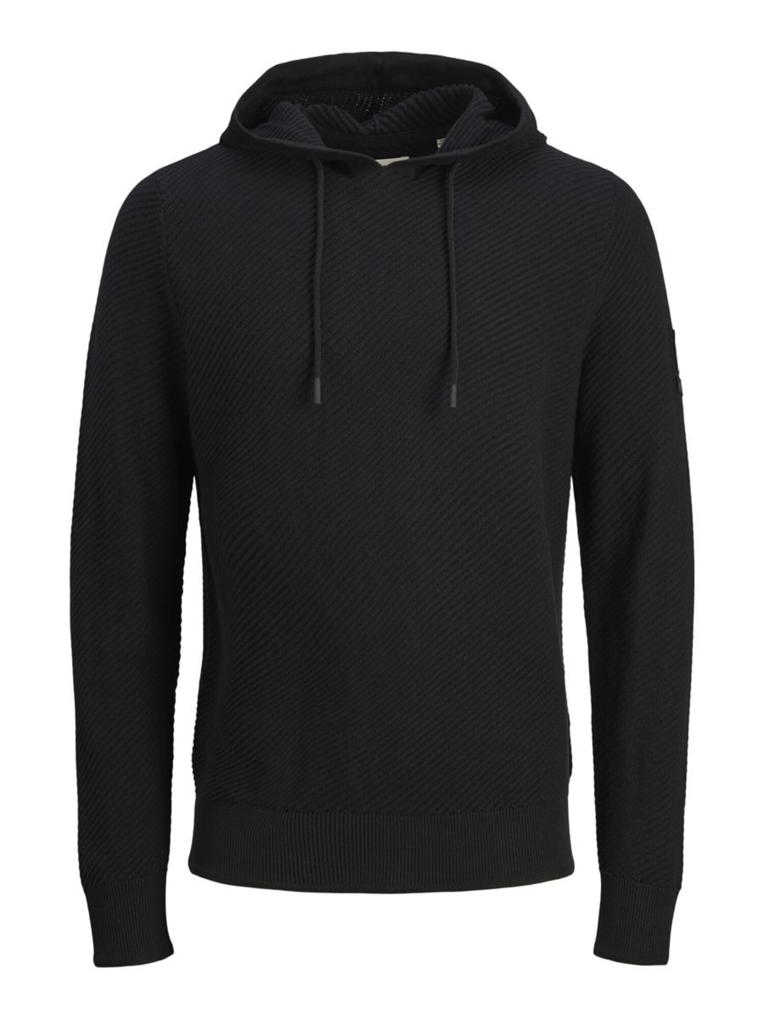 JACK & JONES Sveter  čierna
