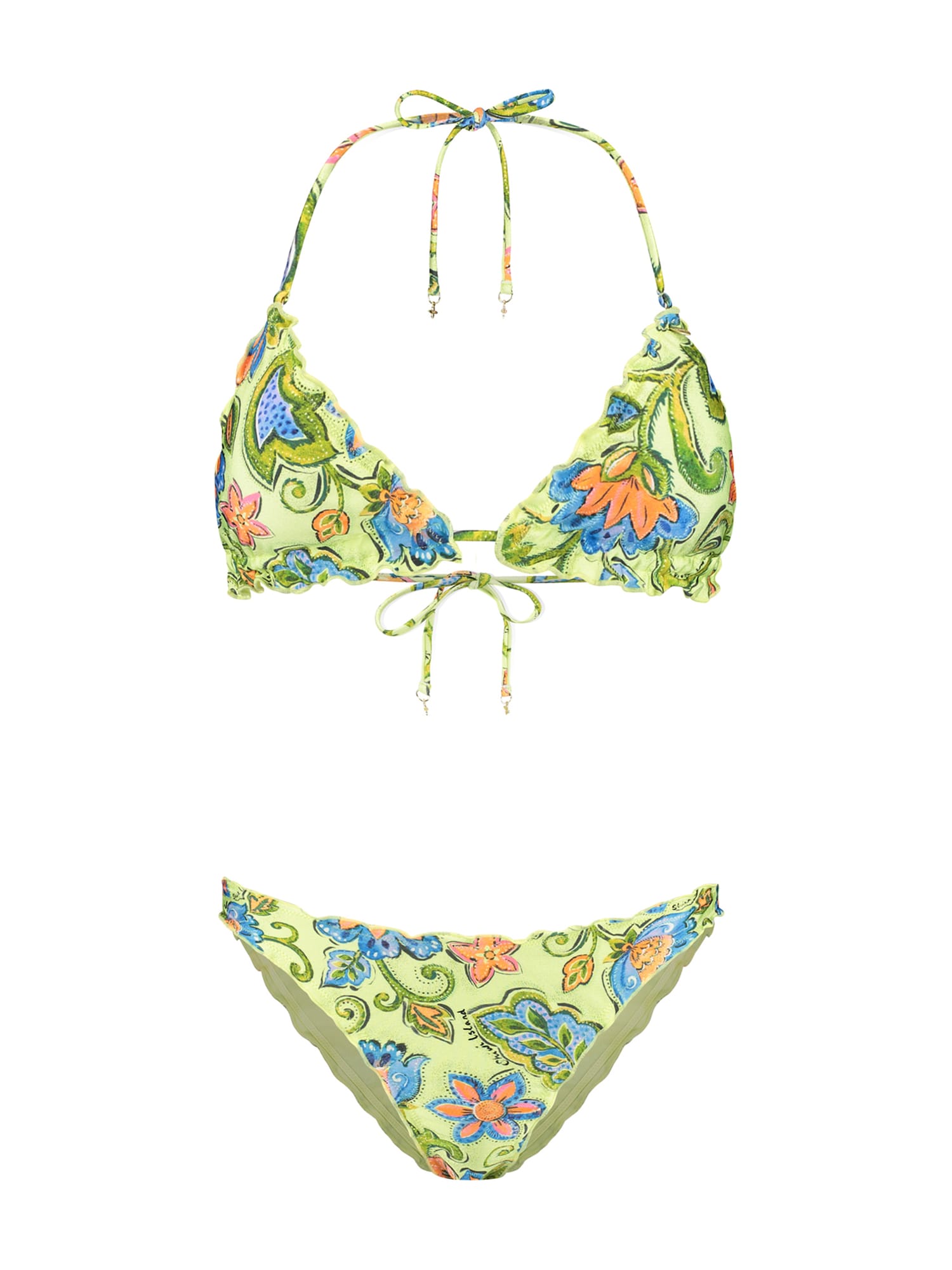 Shiwi Bikini  világoskék / világoszöld / korál / fekete akciós termékkép 1