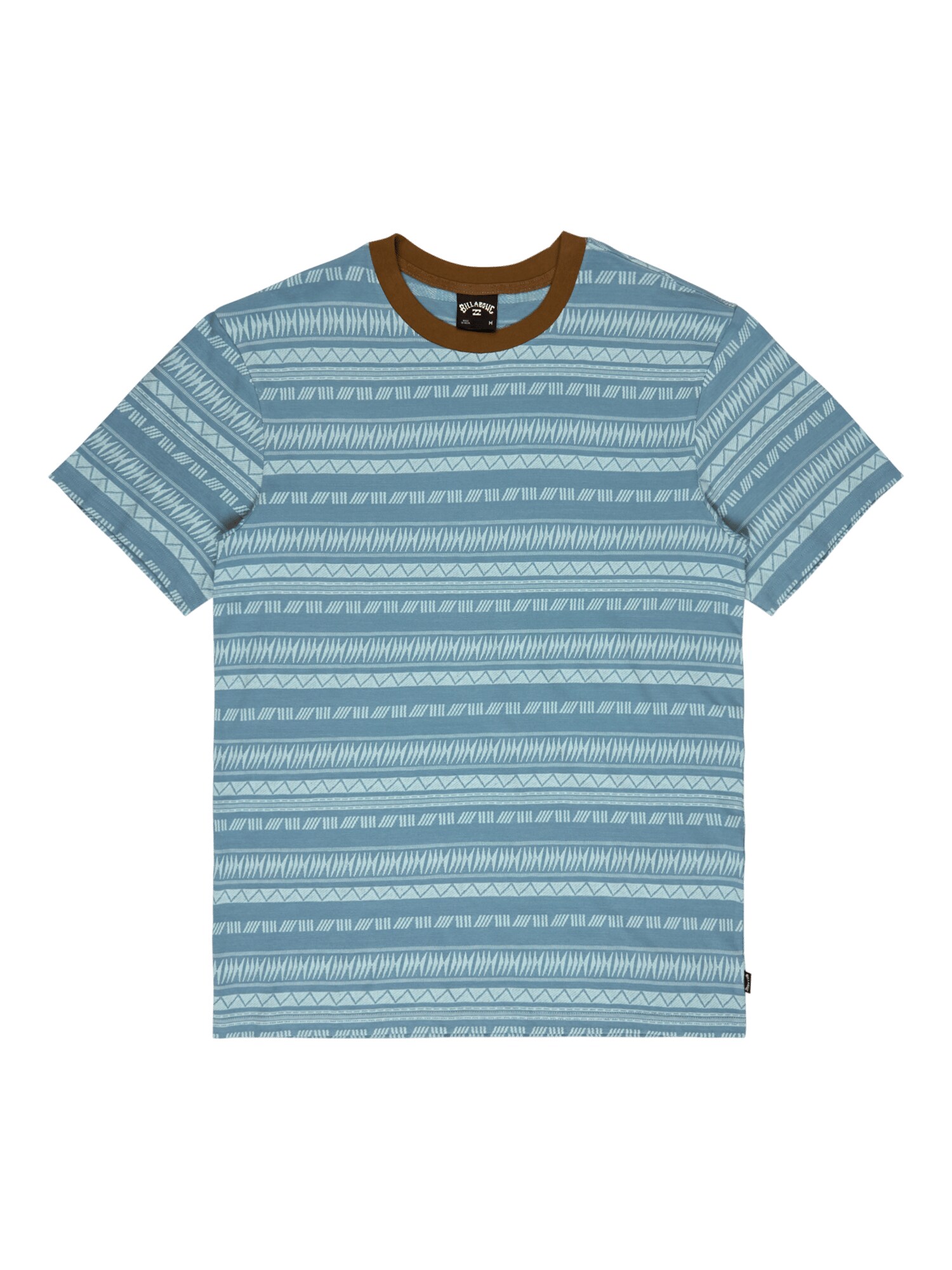BILLABONG Tricou 'Halfrack'  albastru fumuriu / albastru pastel / maro