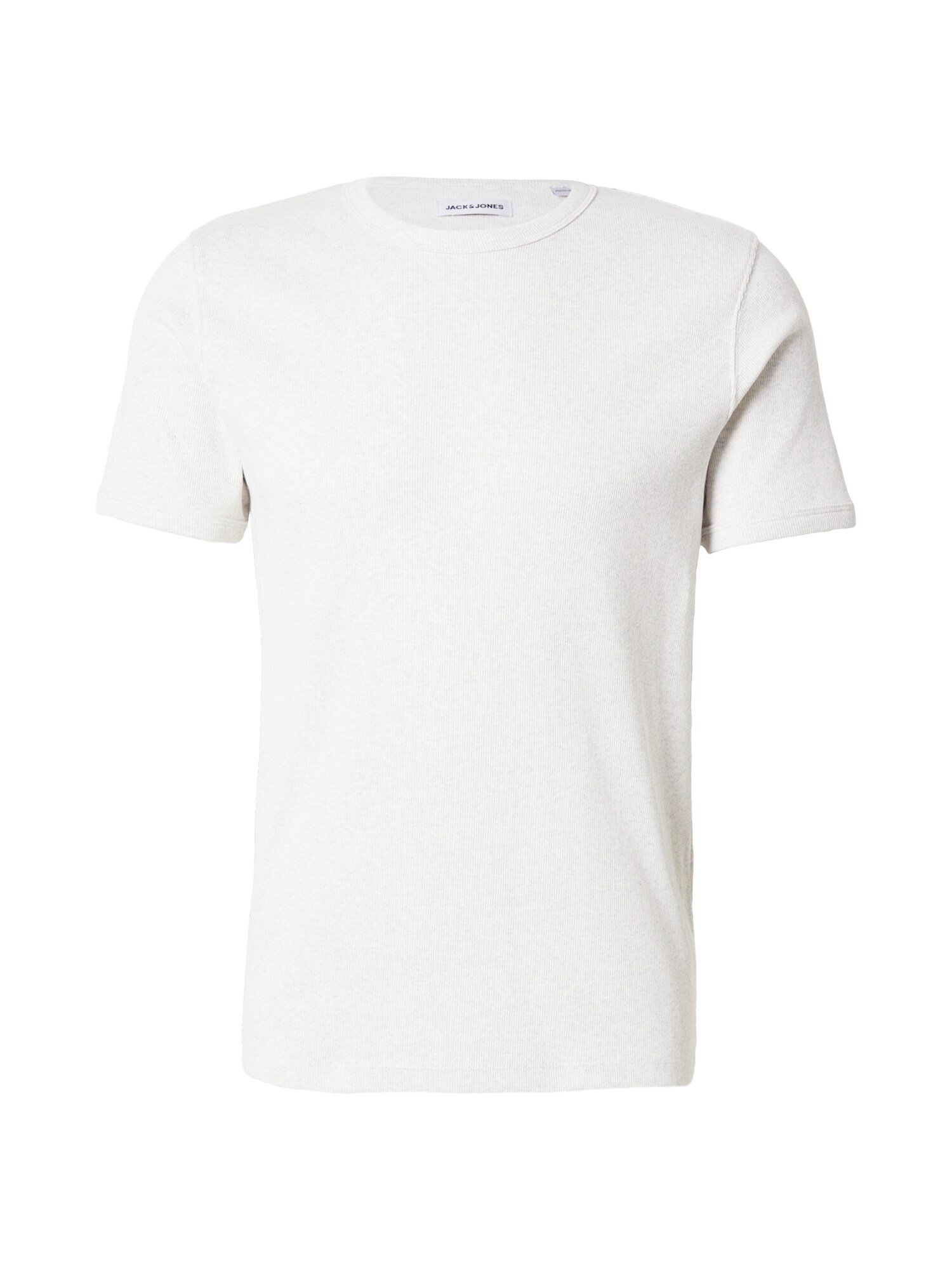 JACK & JONES Tričko 'JJEORGANIC'  biela melírovaná