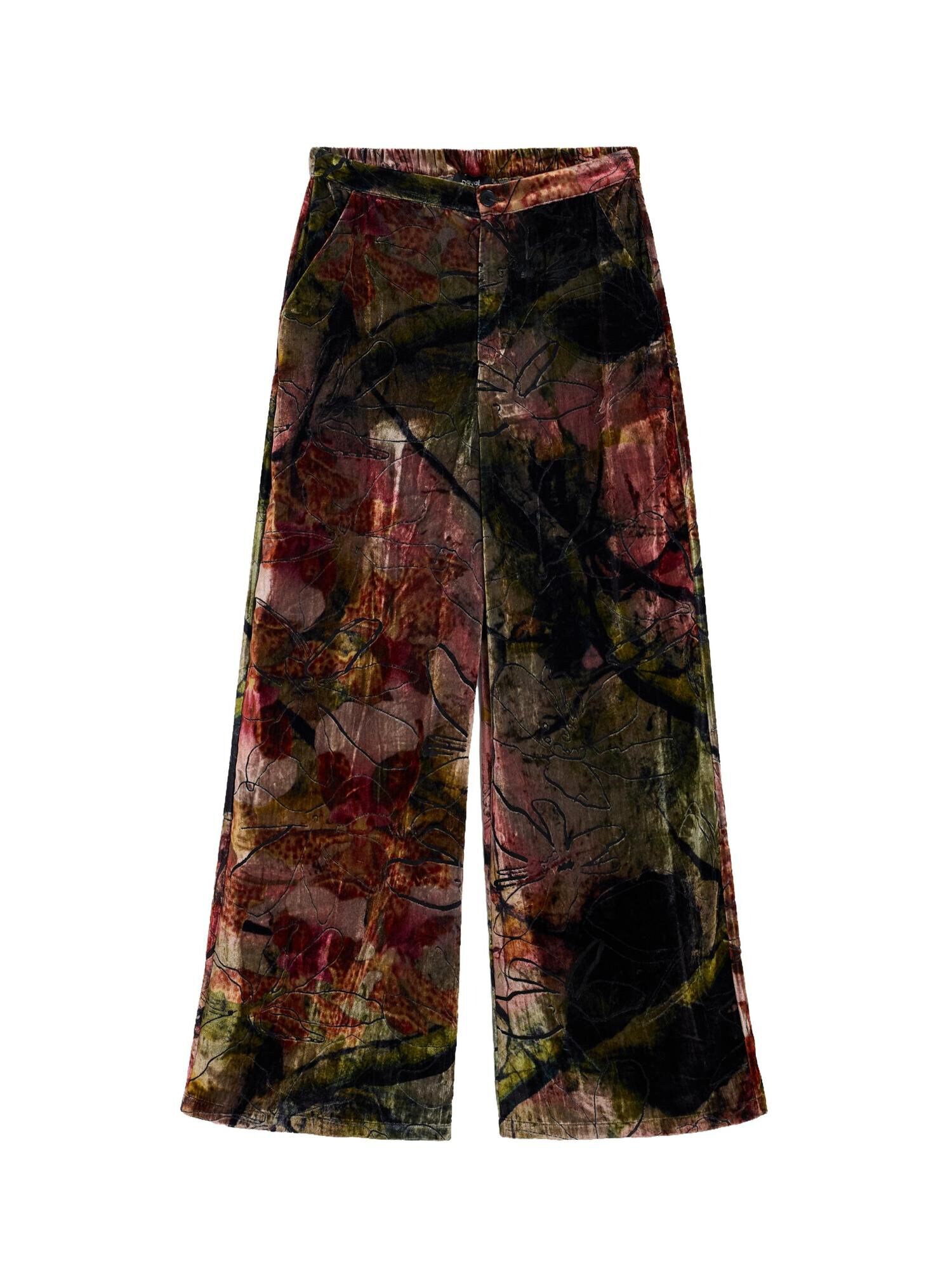 Desigual Nohavice 'M. C. Lacroix'  zmiešané farby / červená