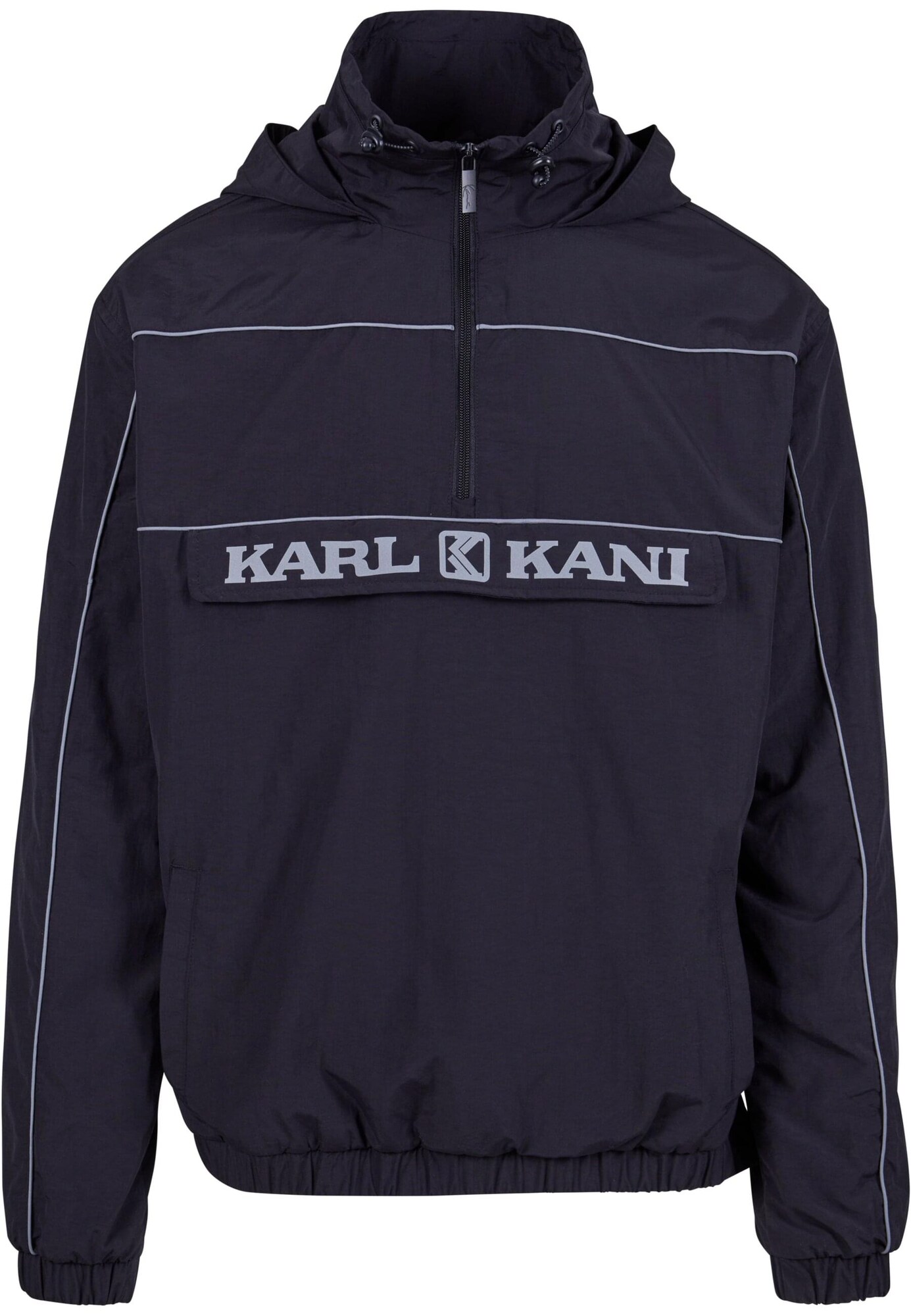 Karl Kani Prechodná bunda  sivá / čierna