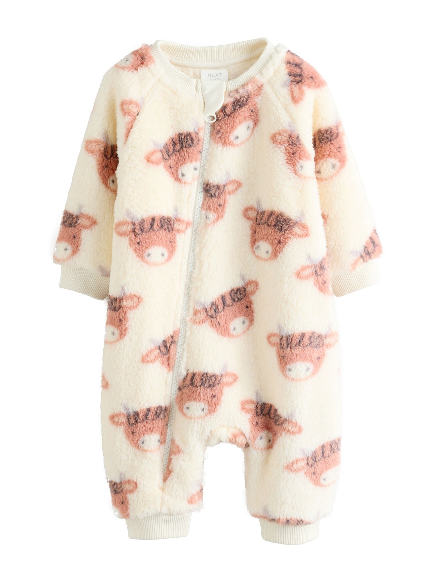 Next Salopetă/Body  ecru / castaniu / mov deschis / negru