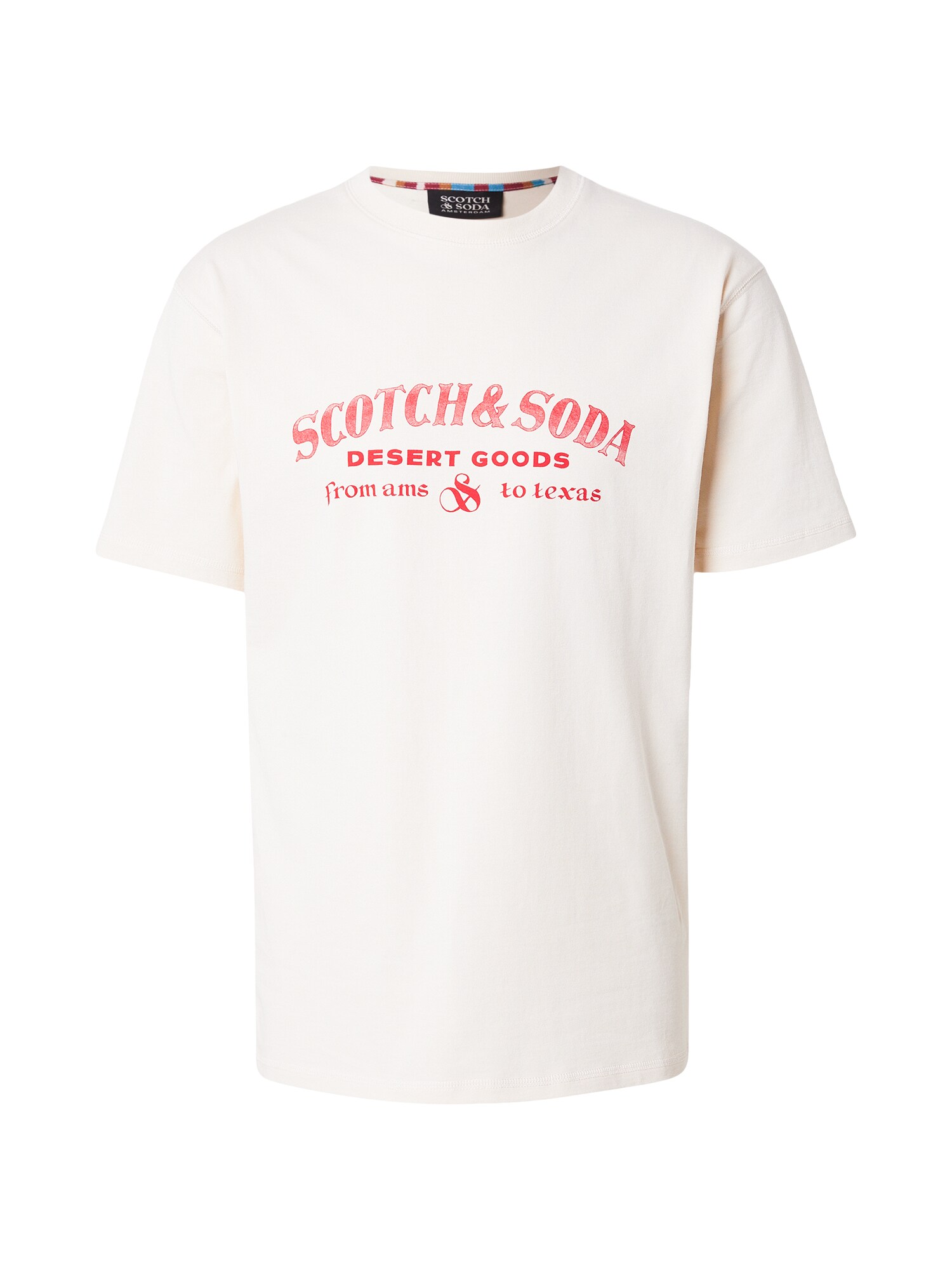 SCOTCH & SODA Tricou  galben deschis / purpuriu