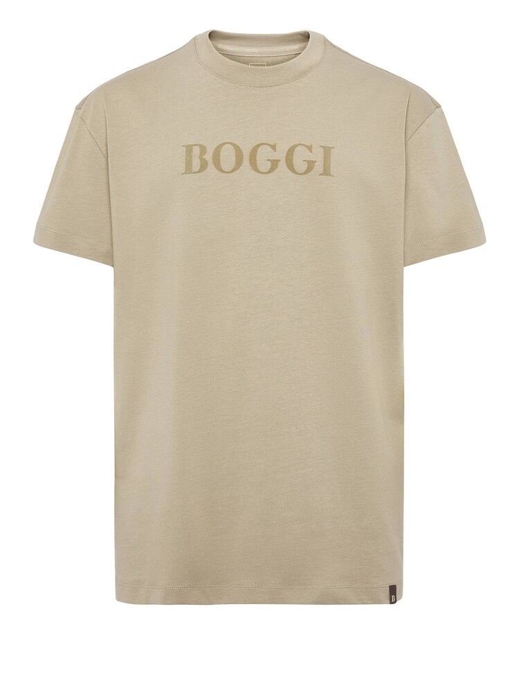 Boggi Milano T-Shirt Herren Größe M taupe / greige