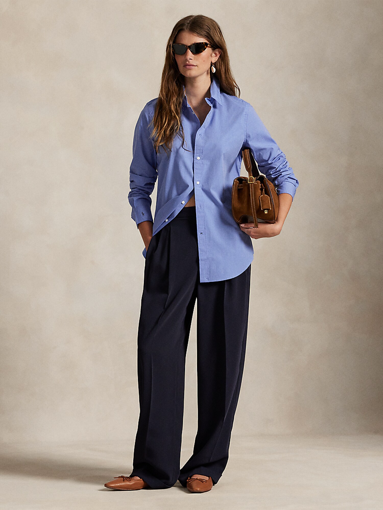 Polo Ralph Lauren Blusa  marino / azul claro – imagen 4