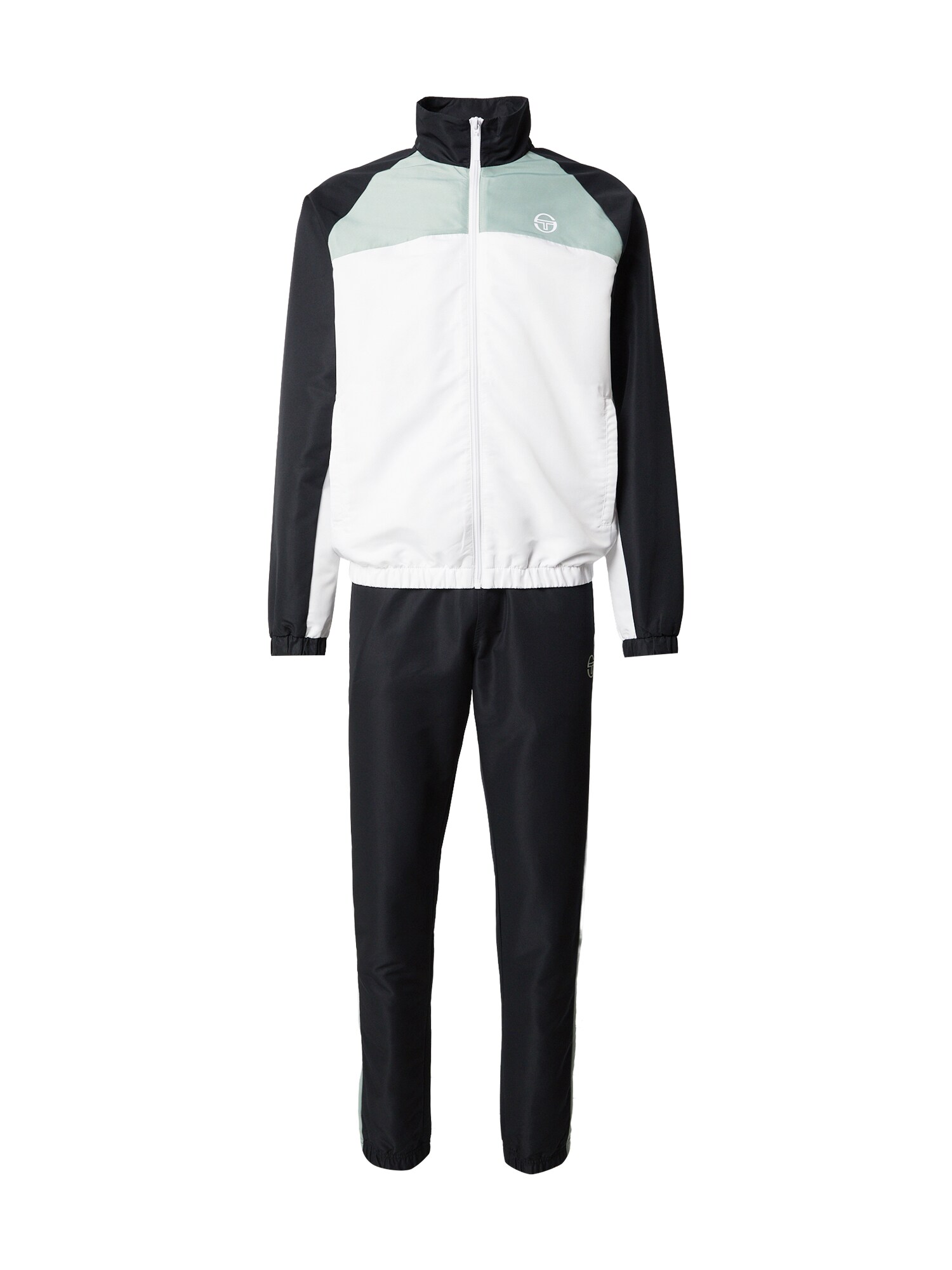 Sergio Tacchini Completo per l'allenamento 'Metropolis'  menta / nero / bianco