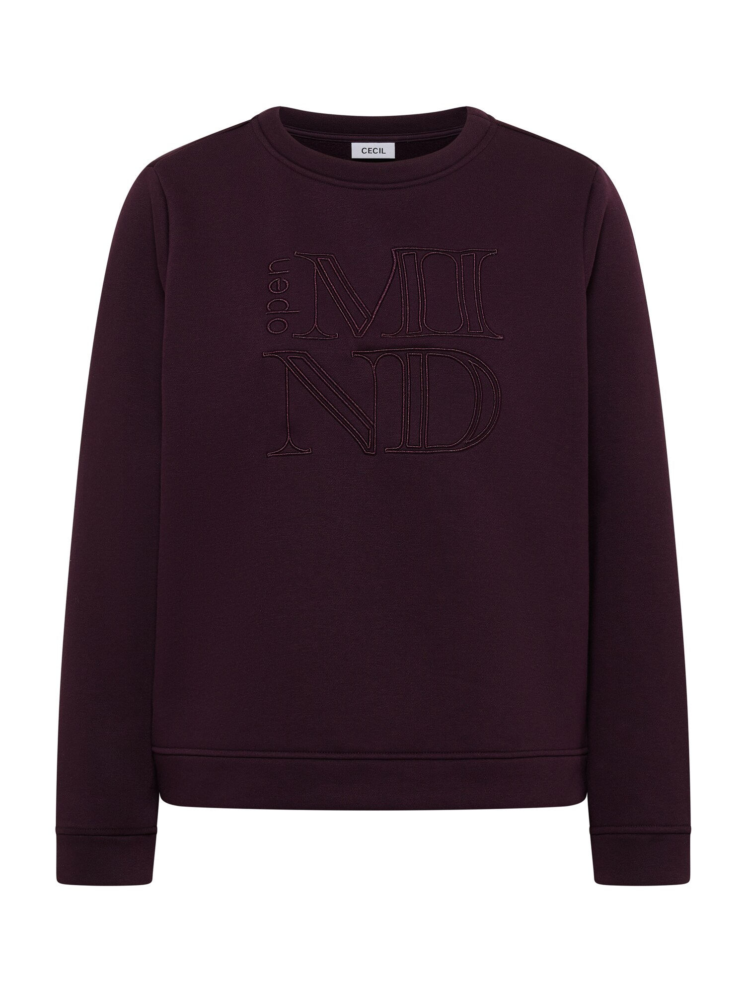 CECIL Bluză de molton  roșu bordeaux