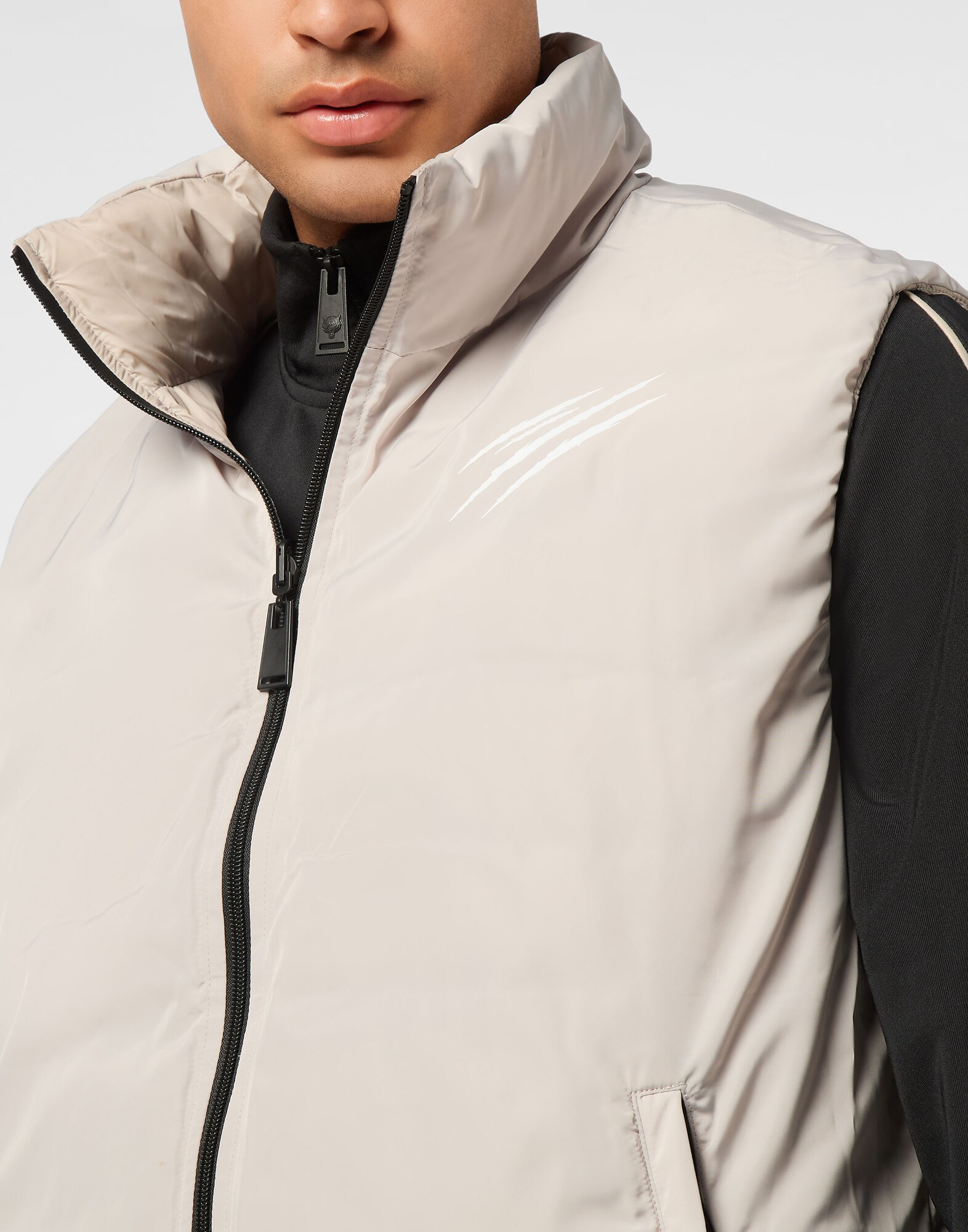Plein Sport Chaleco deportivo beige – imagen 3