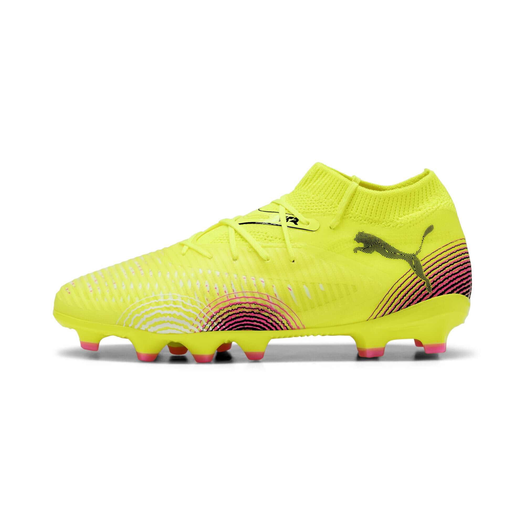 PUMA Sportcipő 'Future 8 Pro'  sárga / rózsaszín / fekete / fehér akciós termékkép 1