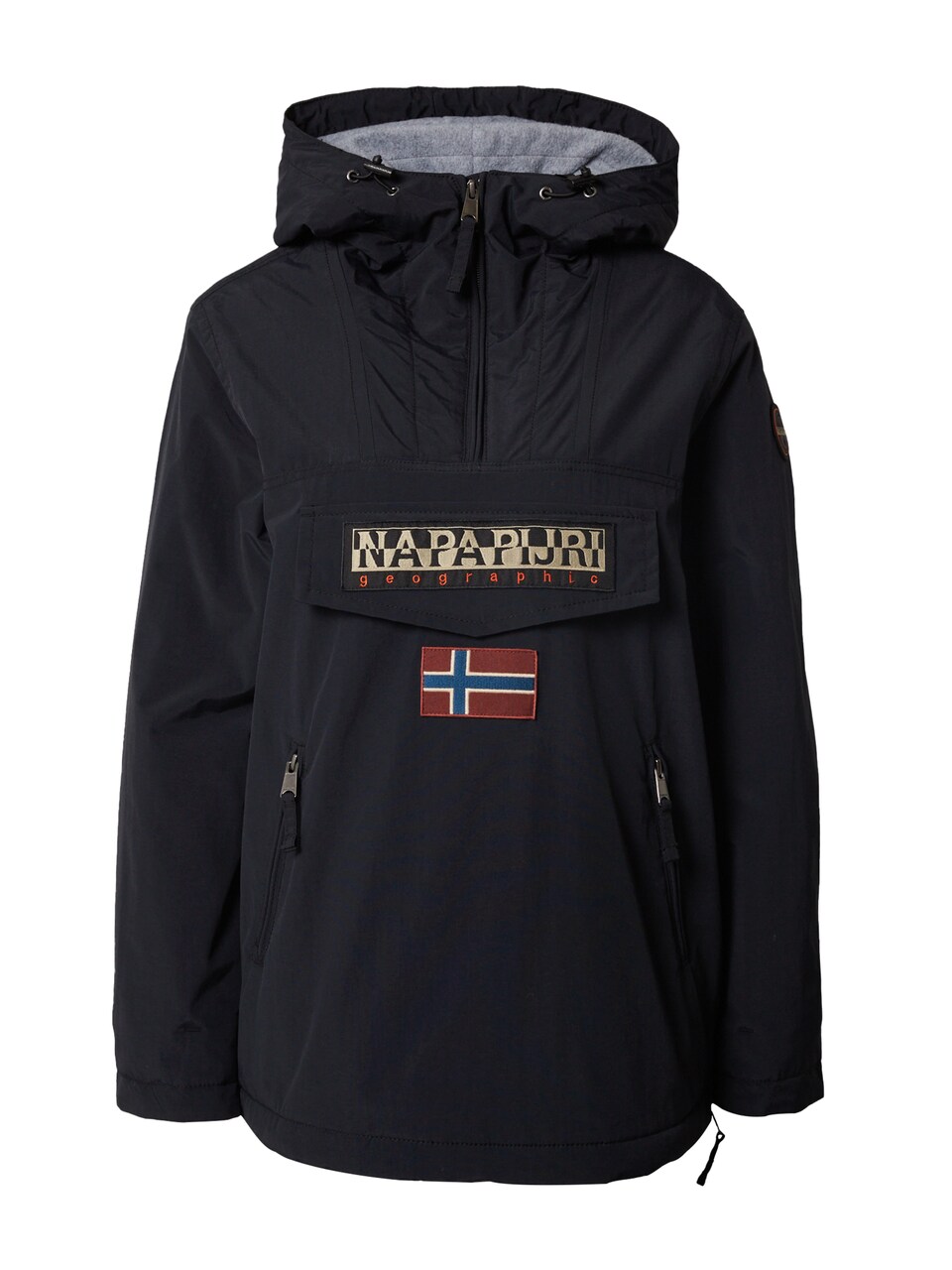 Funktionsjacka 'Rainforest' beige / mörkröd