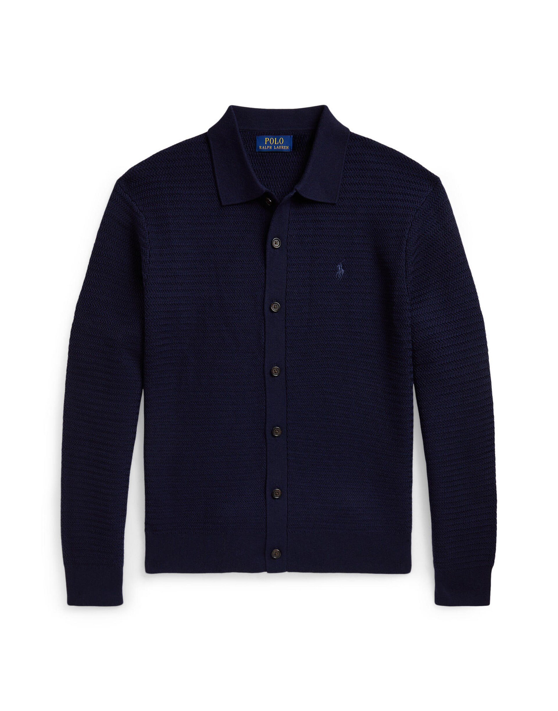 Polo Ralph Lauren Washable Wool Polo-Collar Cardigan herr – bild 7