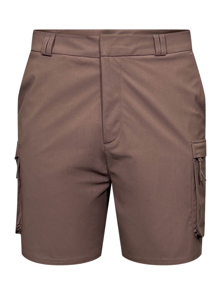 SikSilk Shorts Herren Größe 34 braun
