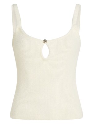 Karl Lagerfeld Top de punto  crema