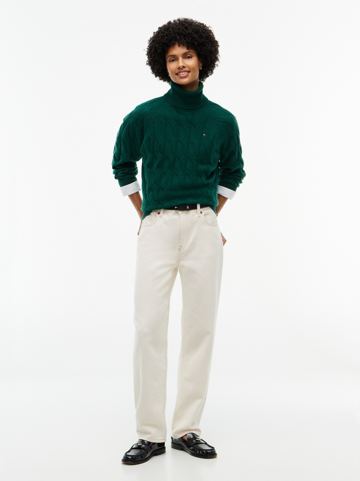 TOMMY HILFIGER Jersey  verde – imagen 8