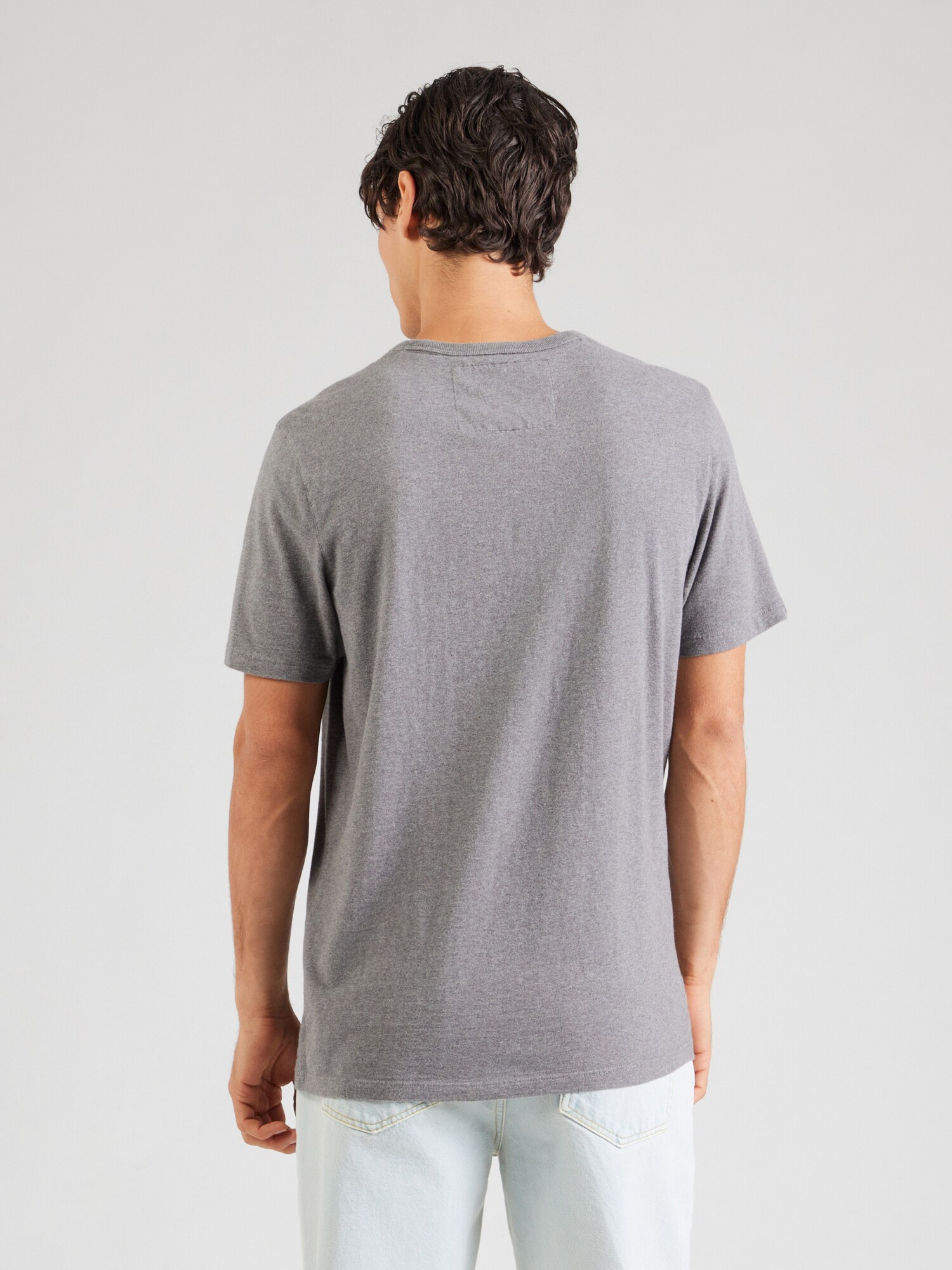 Superdry & Co Tričko 'Vintage Athletic' námornícka modrá / sivá melírovaná (obrázok 4)