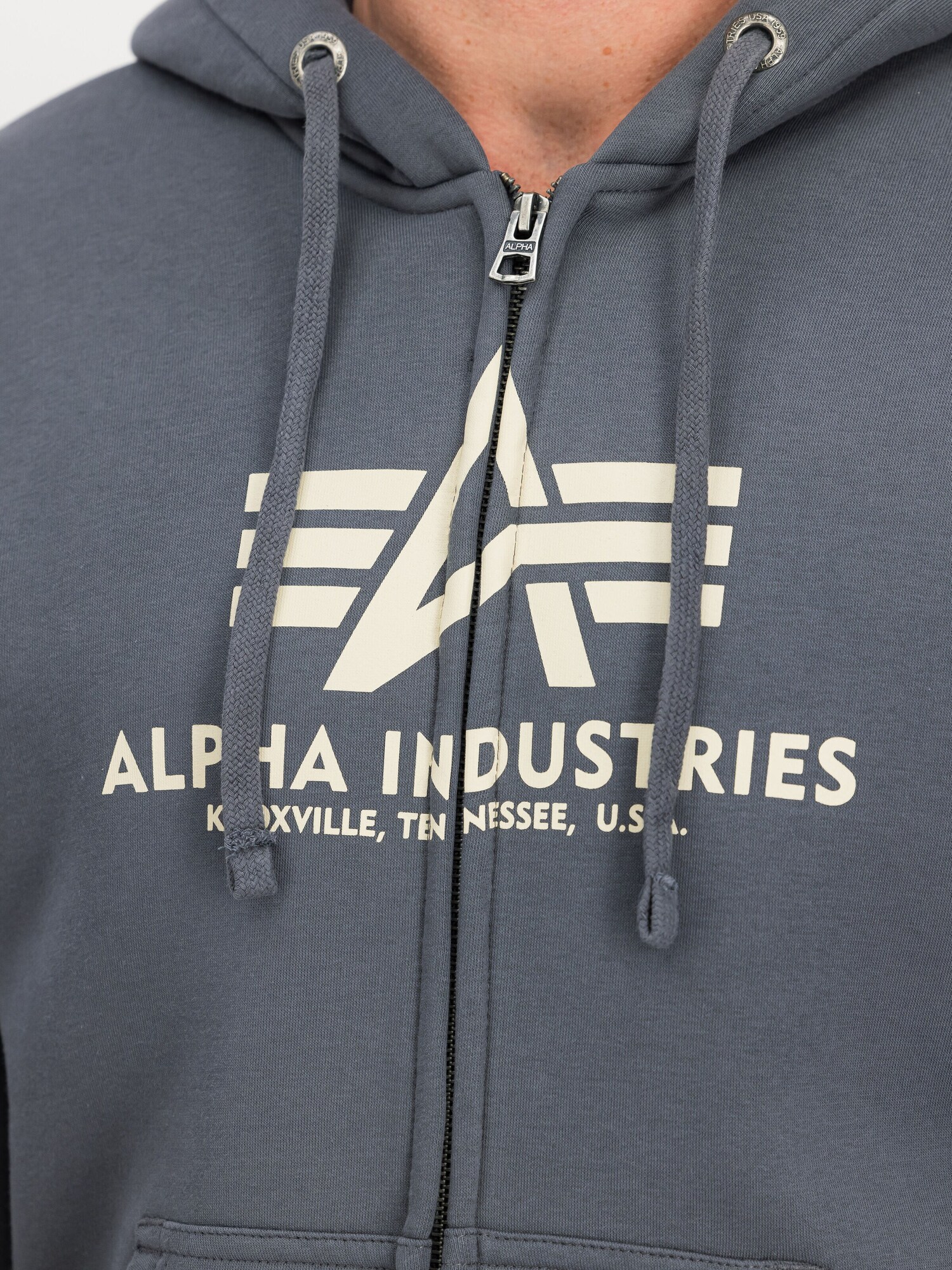 ALPHA INDUSTRIES Tepláková bunda 'Basic'  tmavosivá (obrázok 6)