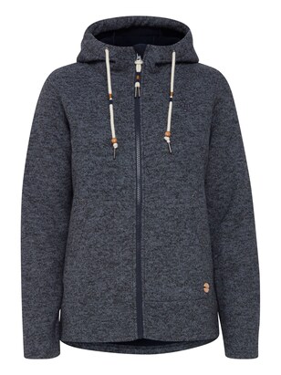 Oxmo Fleece jas ‘ FIA ‘ Nachtblauw