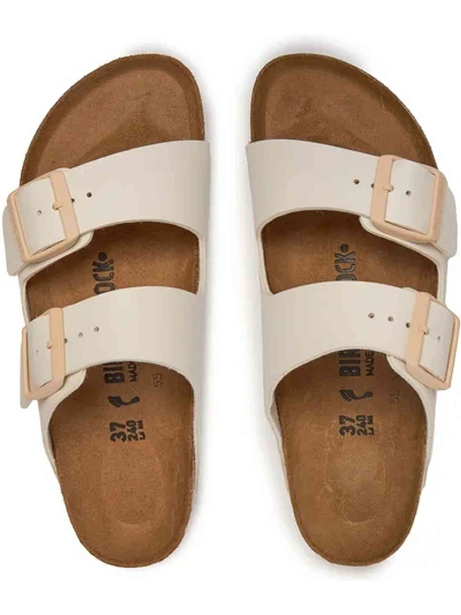 Sandalias Birkenstock Arizona Birko-flor Blanco – imagen 3