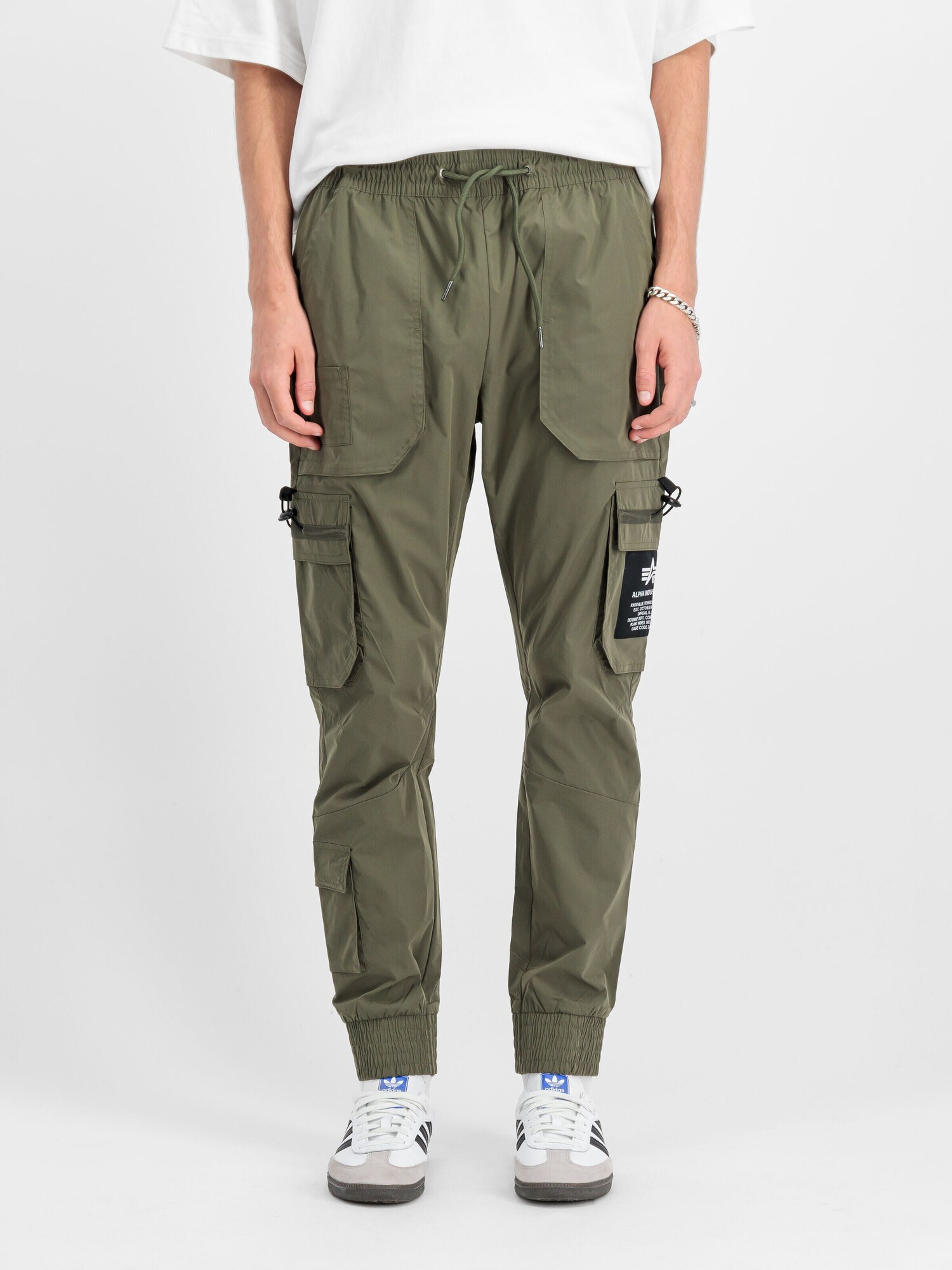 ALPHA INDUSTRIES Cargo hlače 'Tactical'  maslinasta / crna