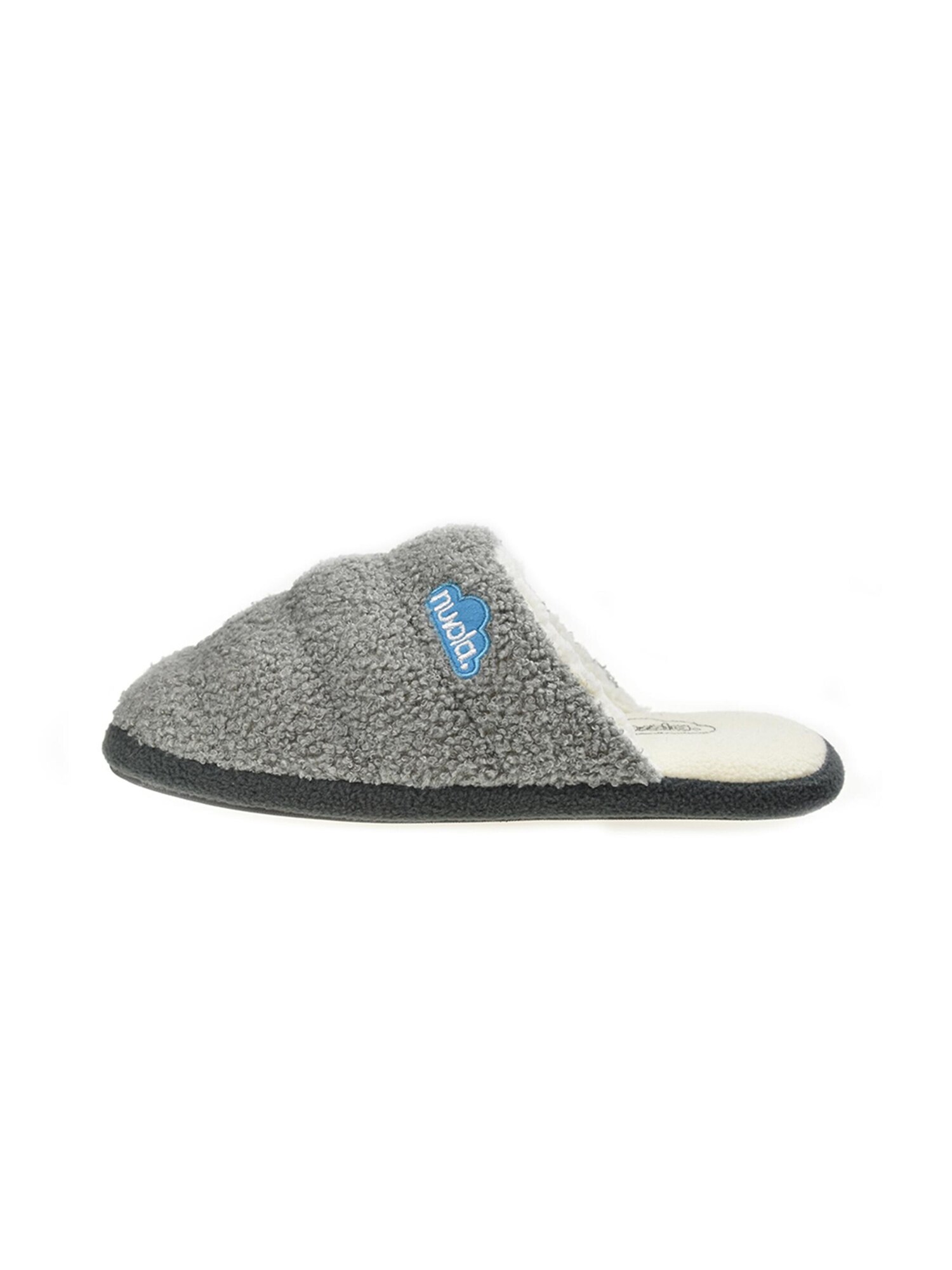 Nuvola. Zapatillas de casa 'Zueco Sheep' gris