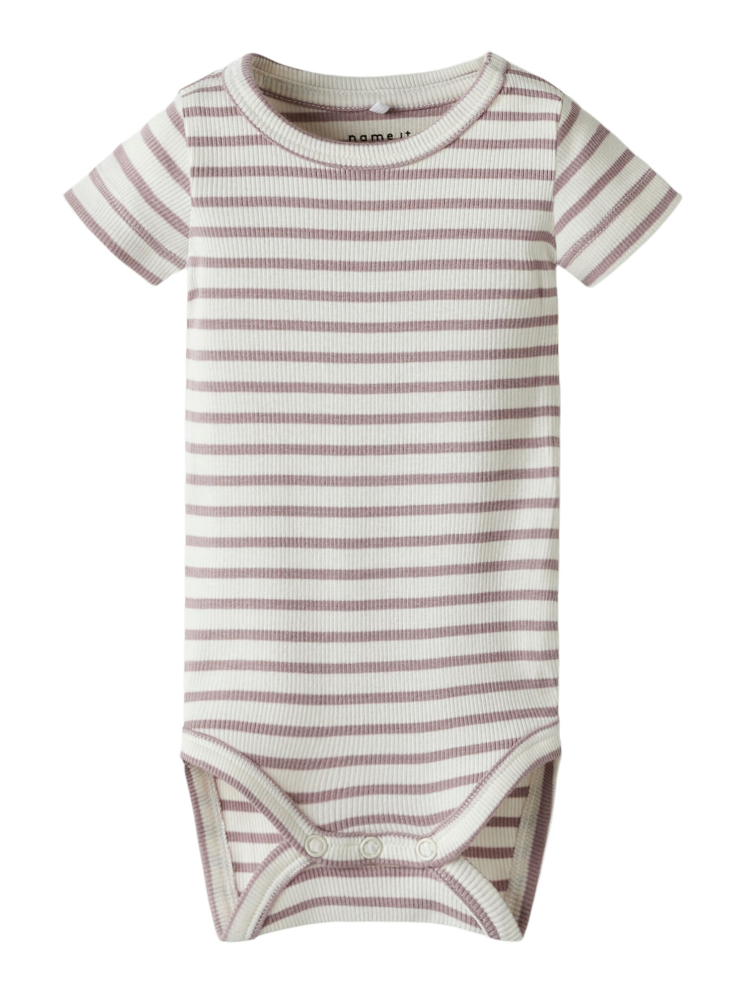 NAME IT Salopetă/Body NBNBani  mauve / alb