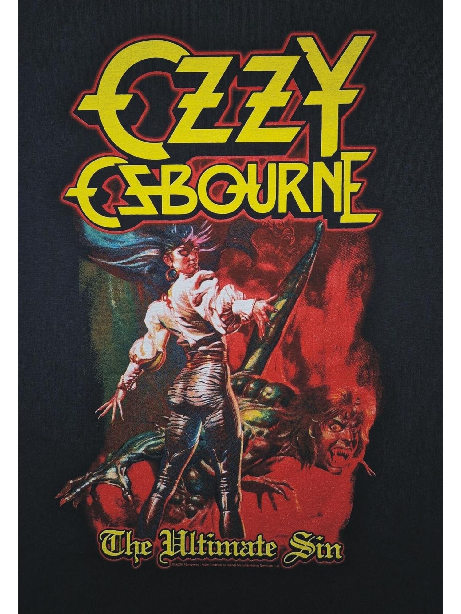 Ozzy Osbourne Camiseta 'Ozzy Osbourne Ultimate Sin T-Shirt' negro – imagen 2