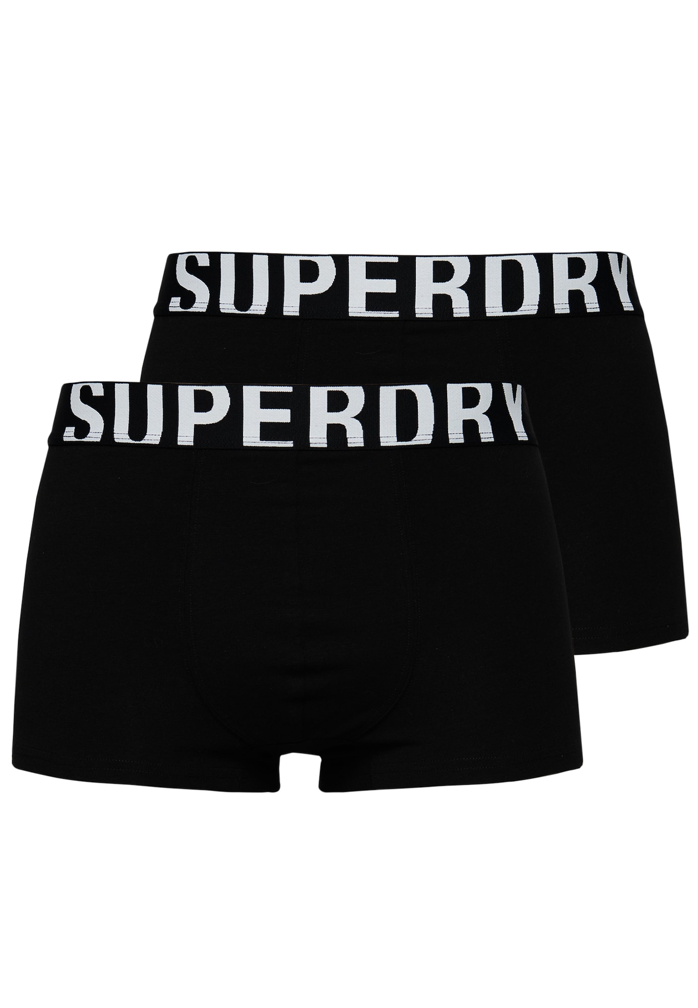 Superdry Boxeri  negru / alb