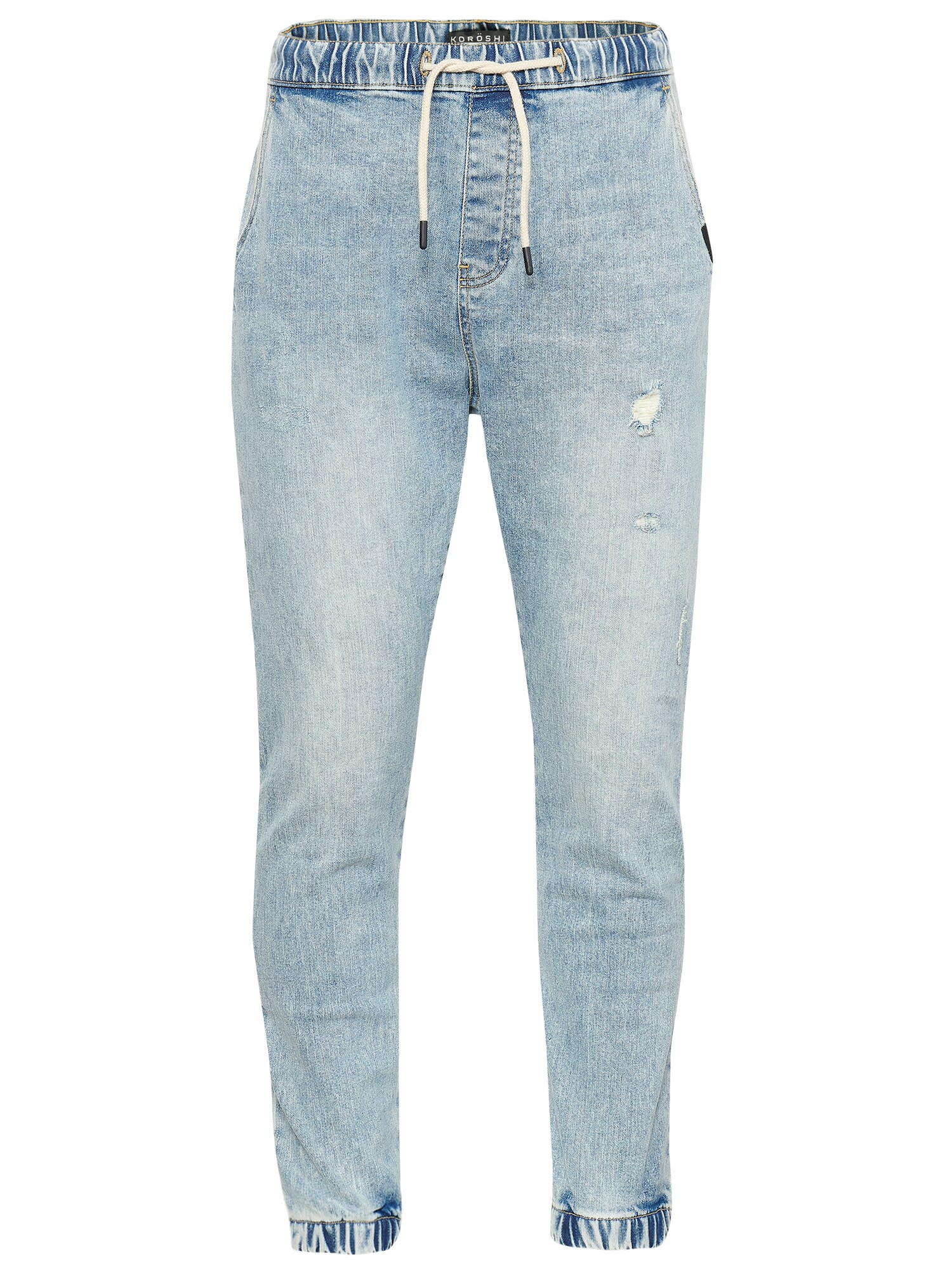 KOROSHI Džínsy  modrá denim / svetlomodrá