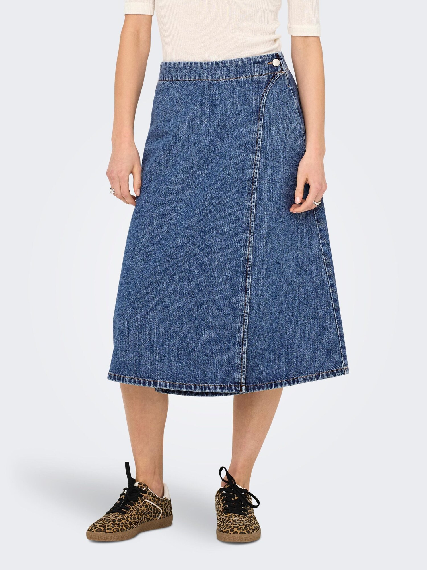 ONLY Falda 'ONLThea'  azul denim
