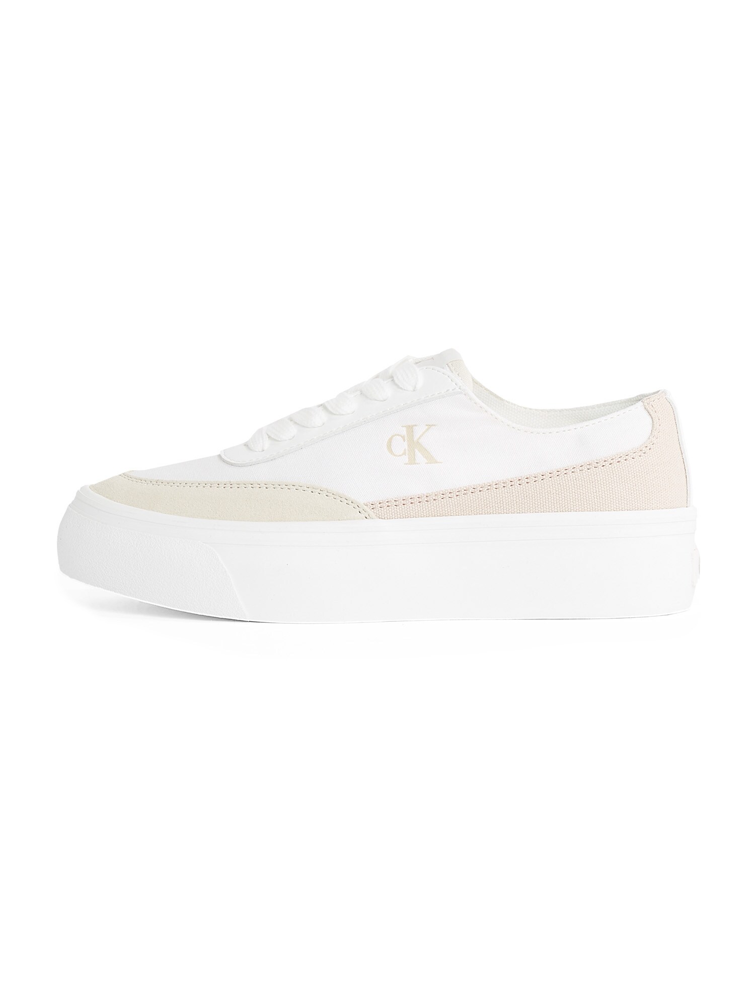 Calvin Klein Jeans Sneaker low  bej / culoarea pielii / alb