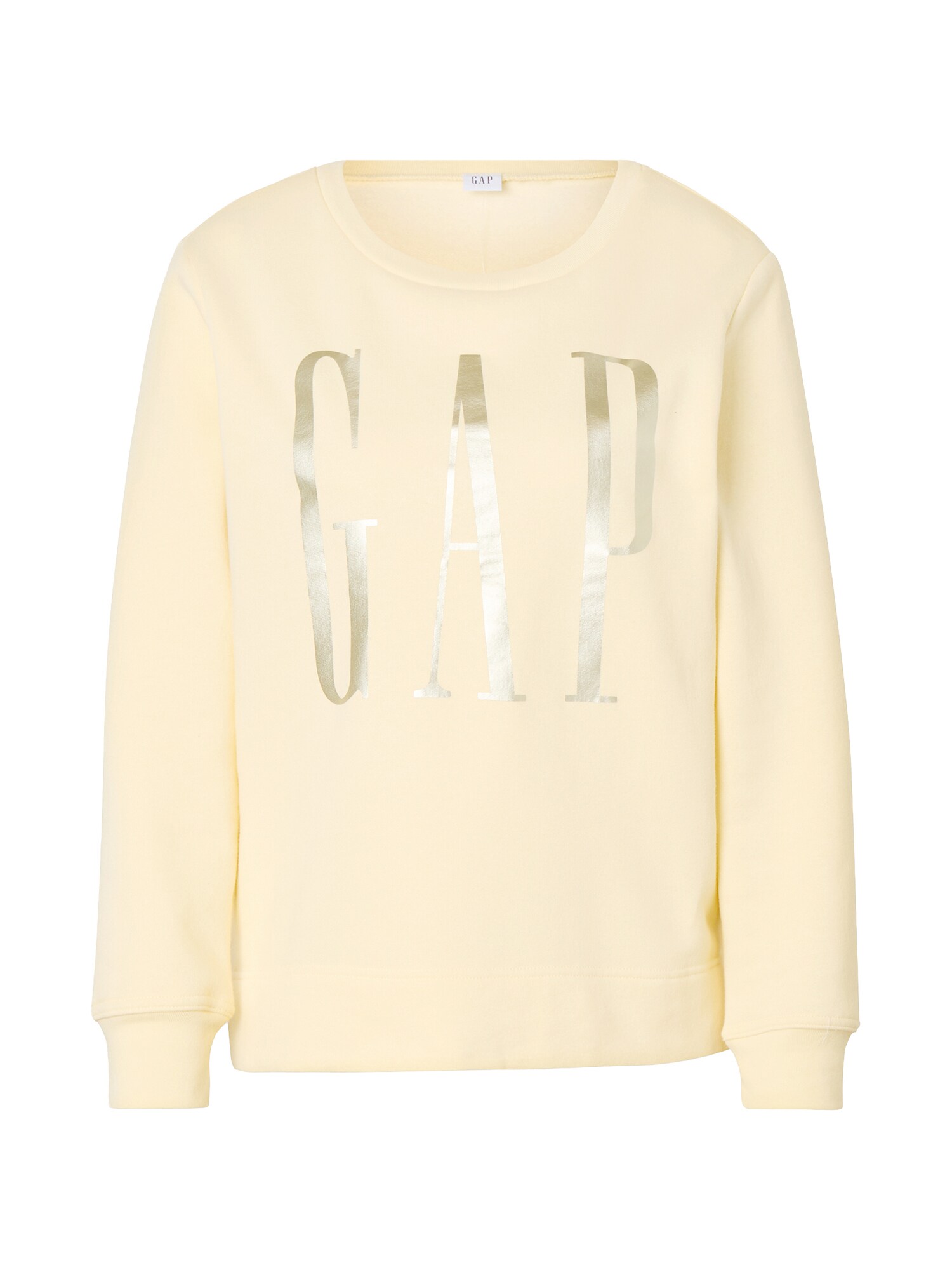 GAP Bluză de molton  galben pastel / auriu