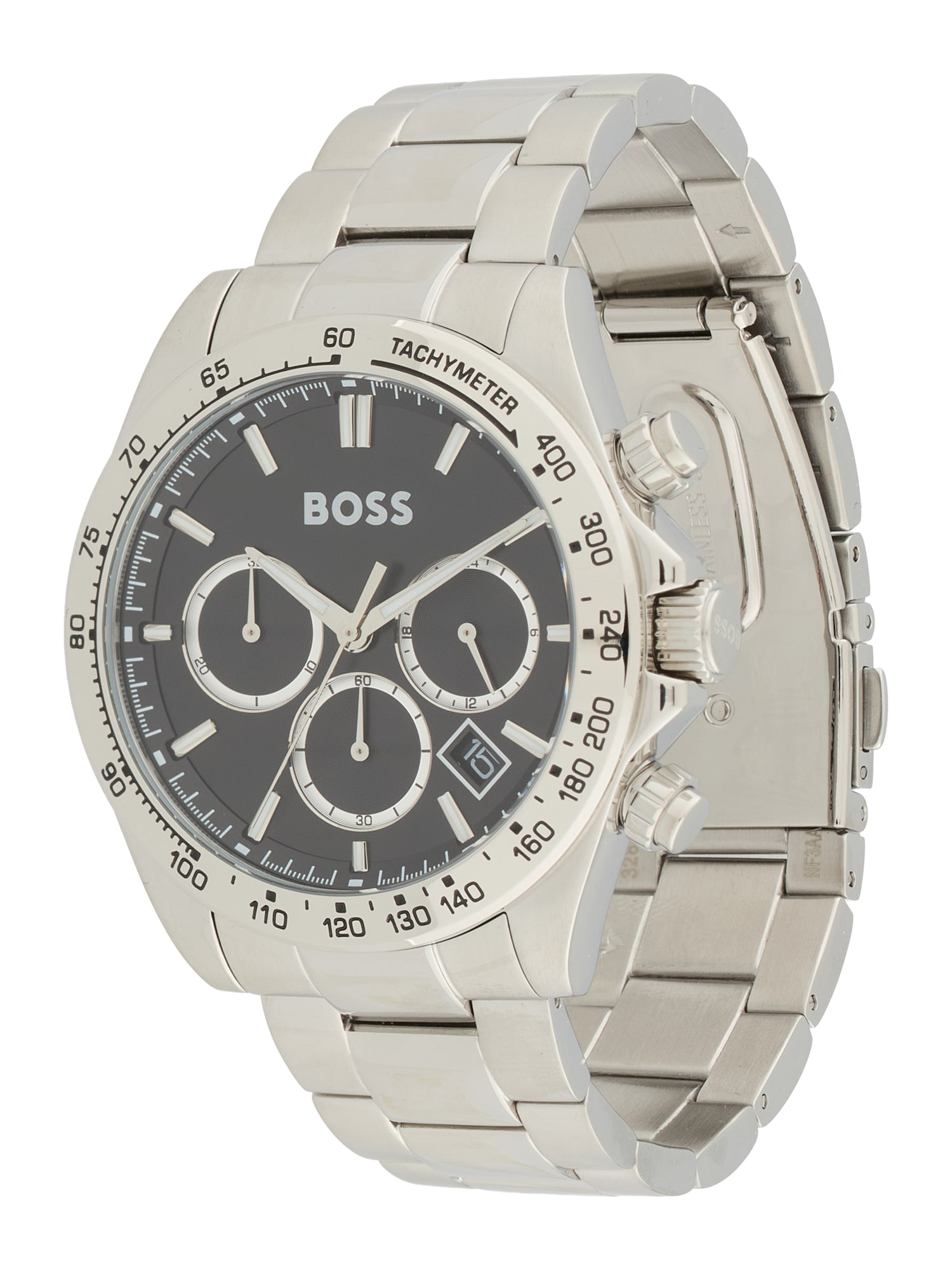 BOSS Ceas analogic Hero 2.0  negru / argintiu