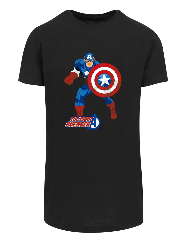 F4NT4STIC Shirt 'Marvel Avengers Captain America The First Avenger' Herren Größe XXL blau / rot / schwarz / weiß