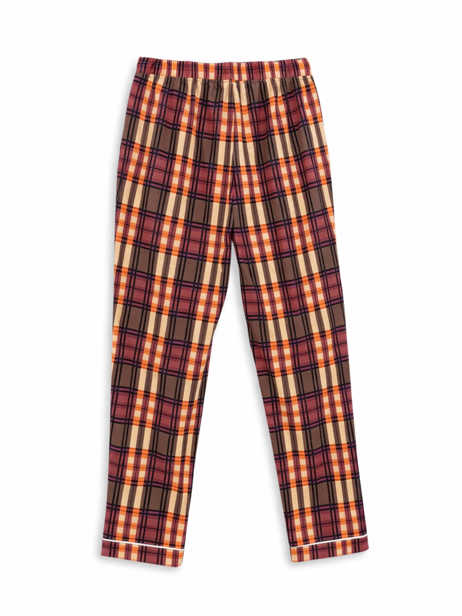 LEAFLETIC Pantalón de pijama  marrón moteado