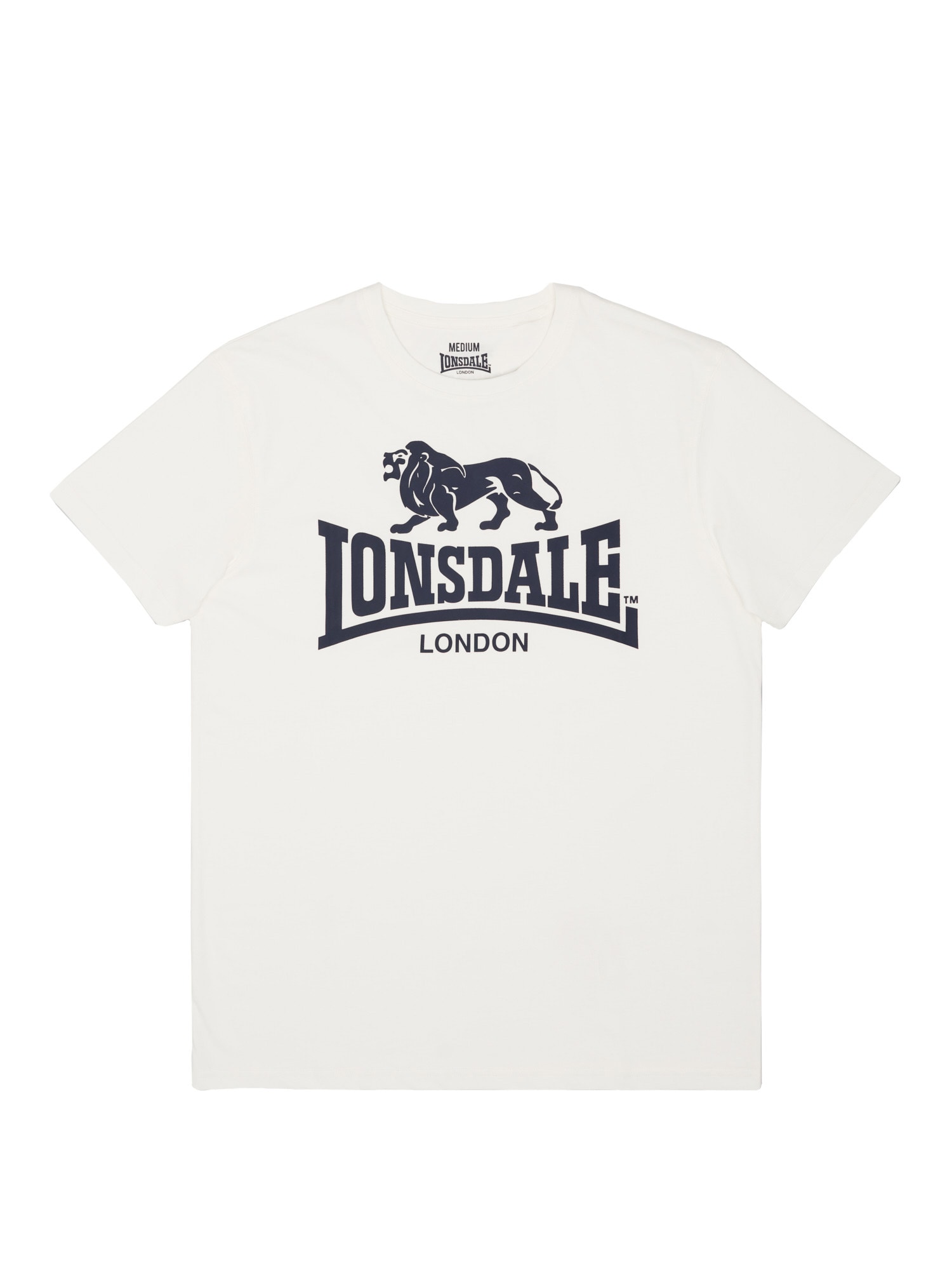 LONSDALE Tricou bleumarin / alb