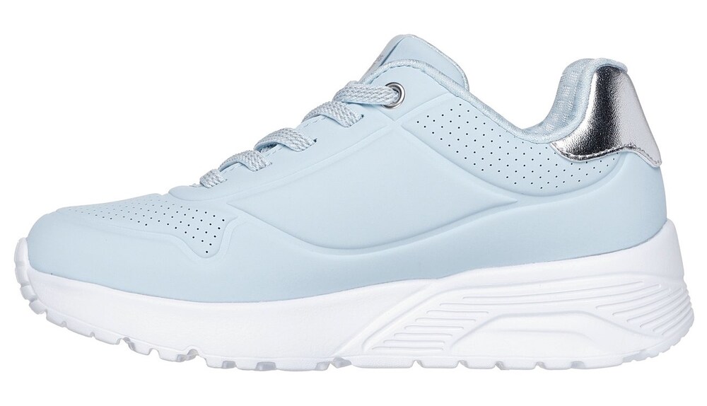 Skechers Kids Sneaker Mädchen Größe 30 hellblau / silber