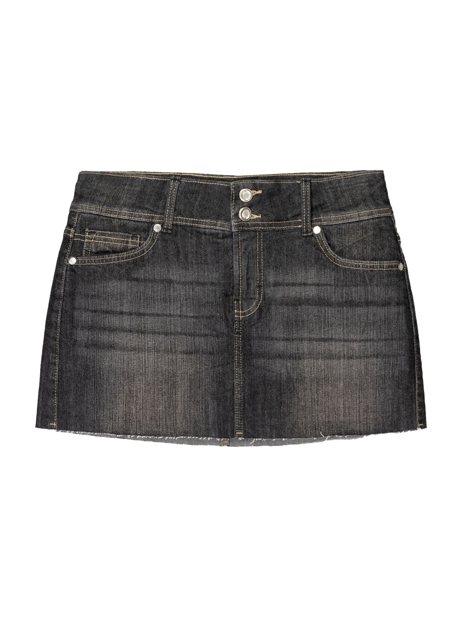 Bershka Fustă  negru denim
