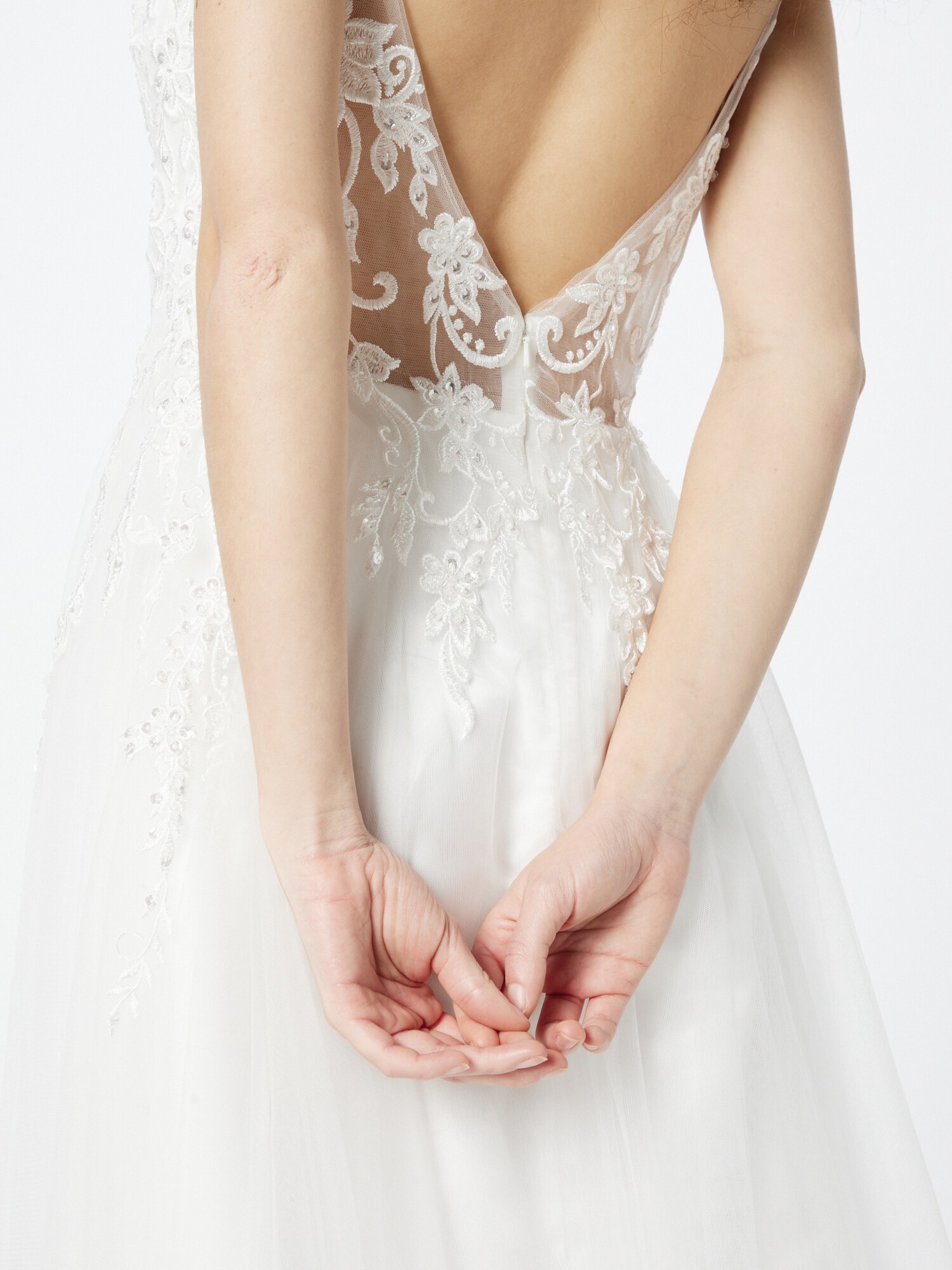 MAGIC BRIDE Večerné šaty slonová kosť (obrázok 5)