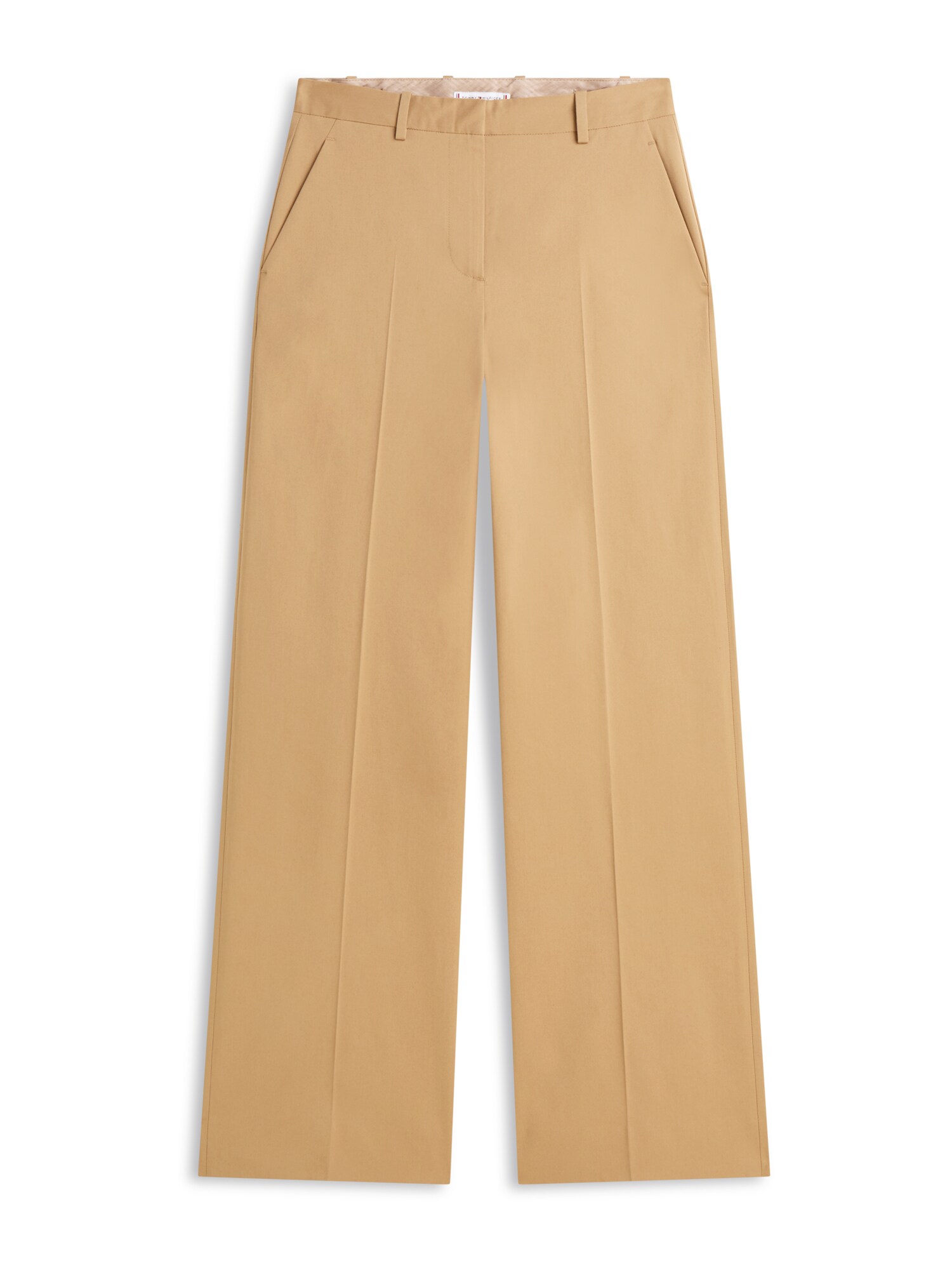 TOMMY HILFIGER Nohavice s pukmi  piesková