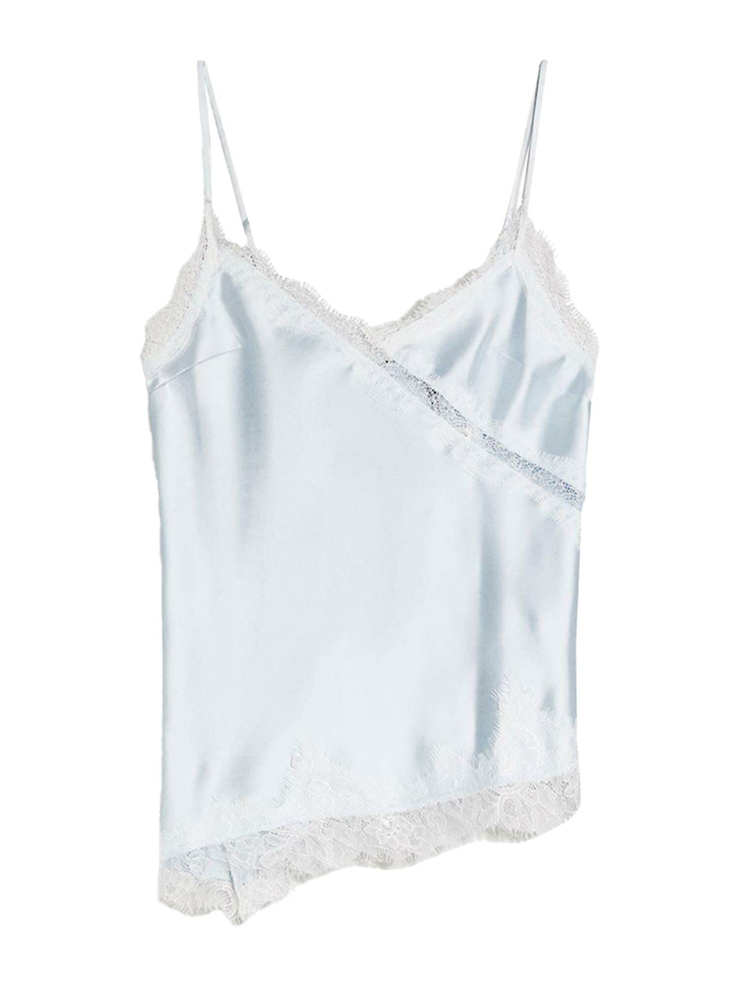 Bershka Top  albastru pastel