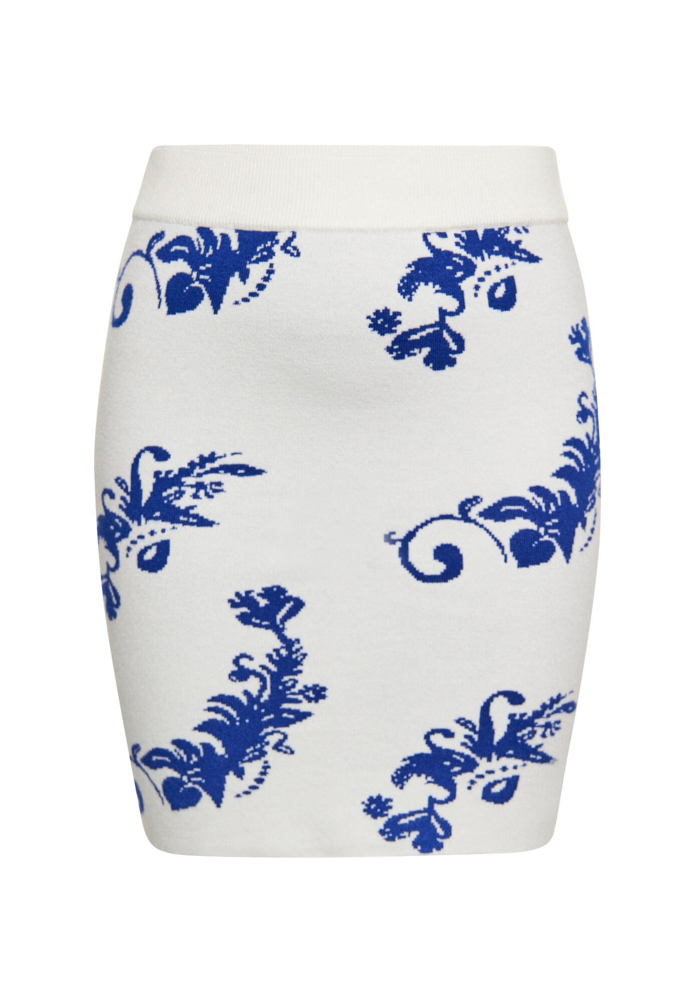 IZIA Fustă  albastru ultramarin / alb